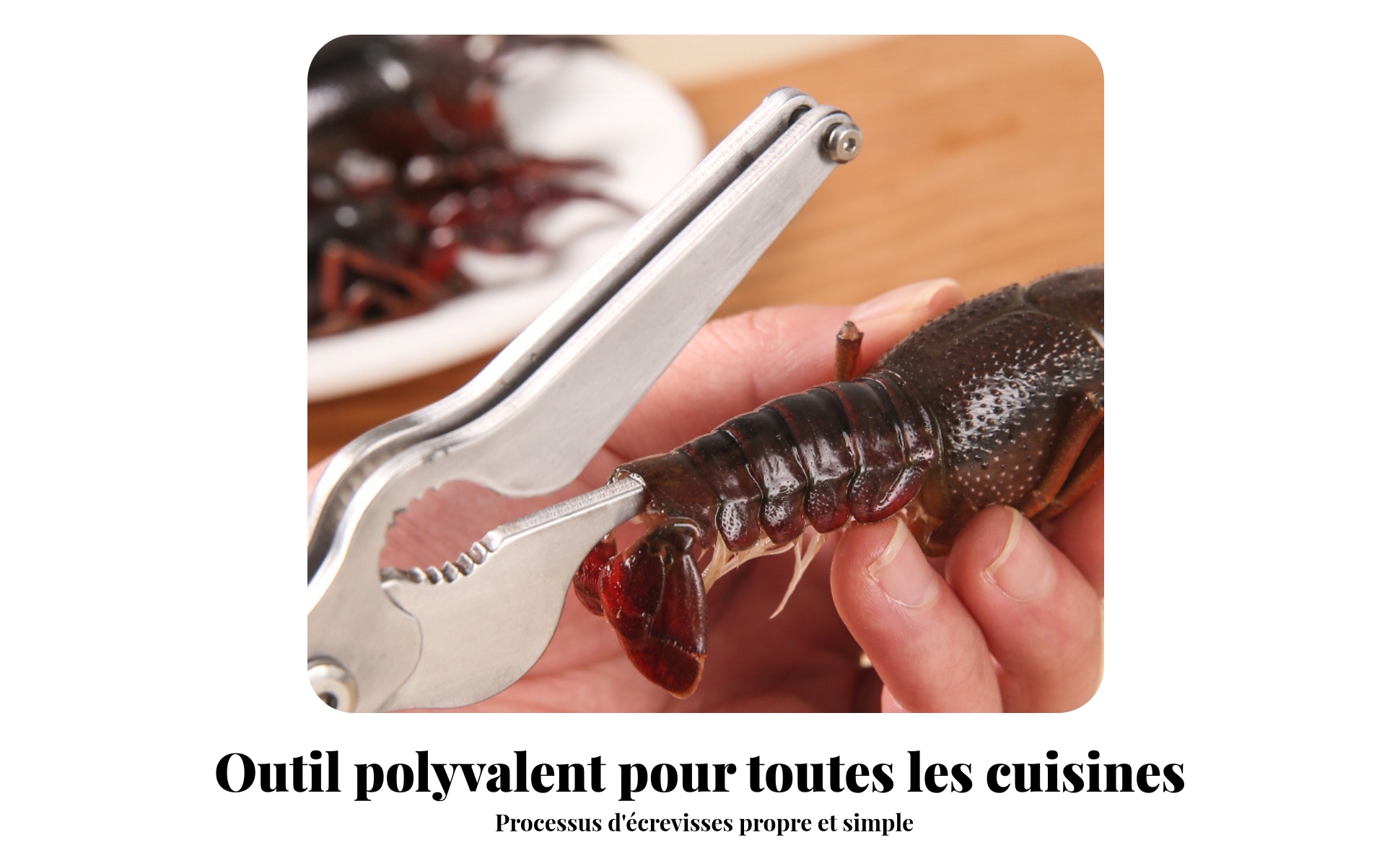 Homard Poignées Ergonomiques Cuisine Antidérapants