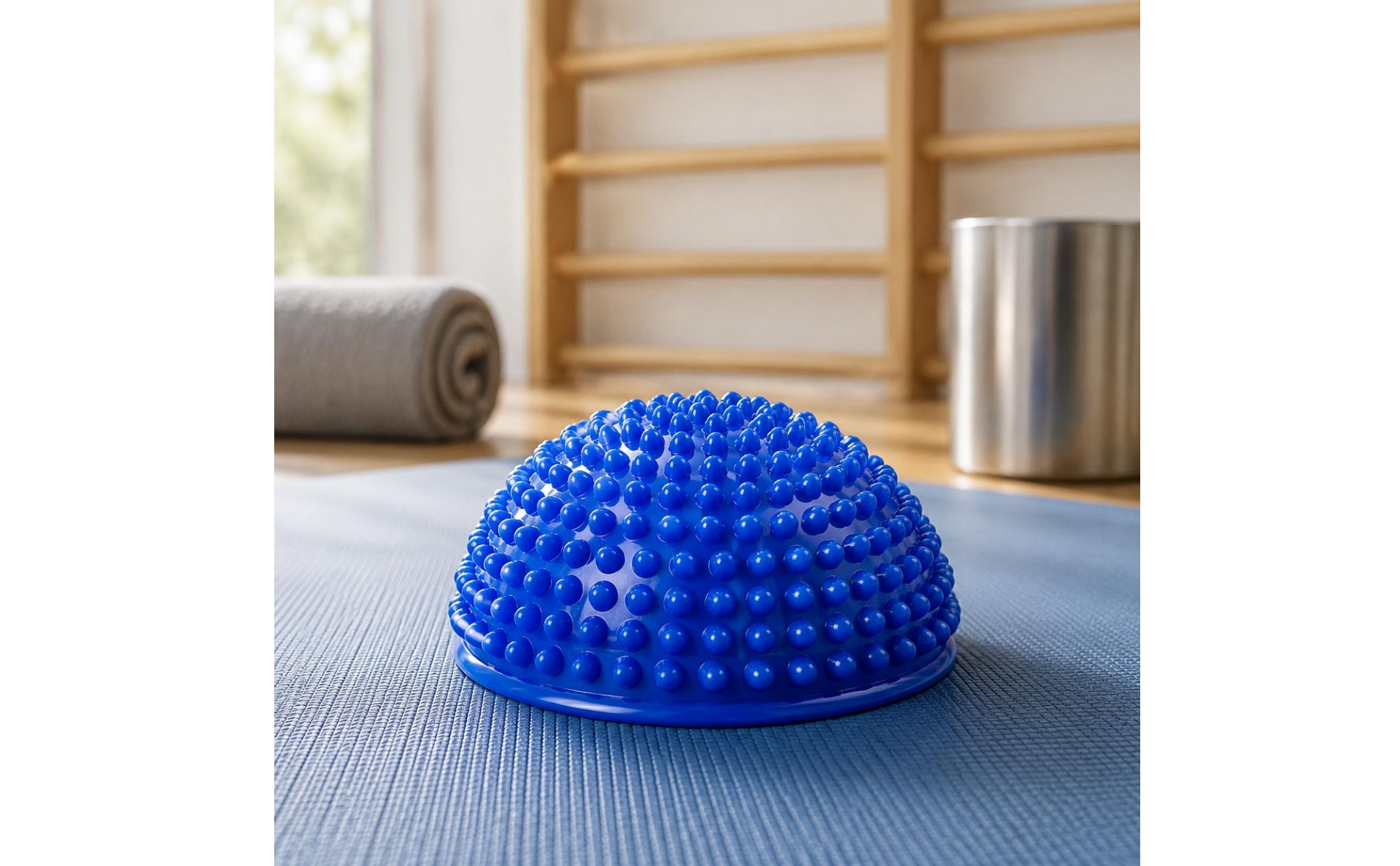 4 Pieces Halbkugelige Balancesteine Noppig Strukturierte Balancesteine Gewölbt