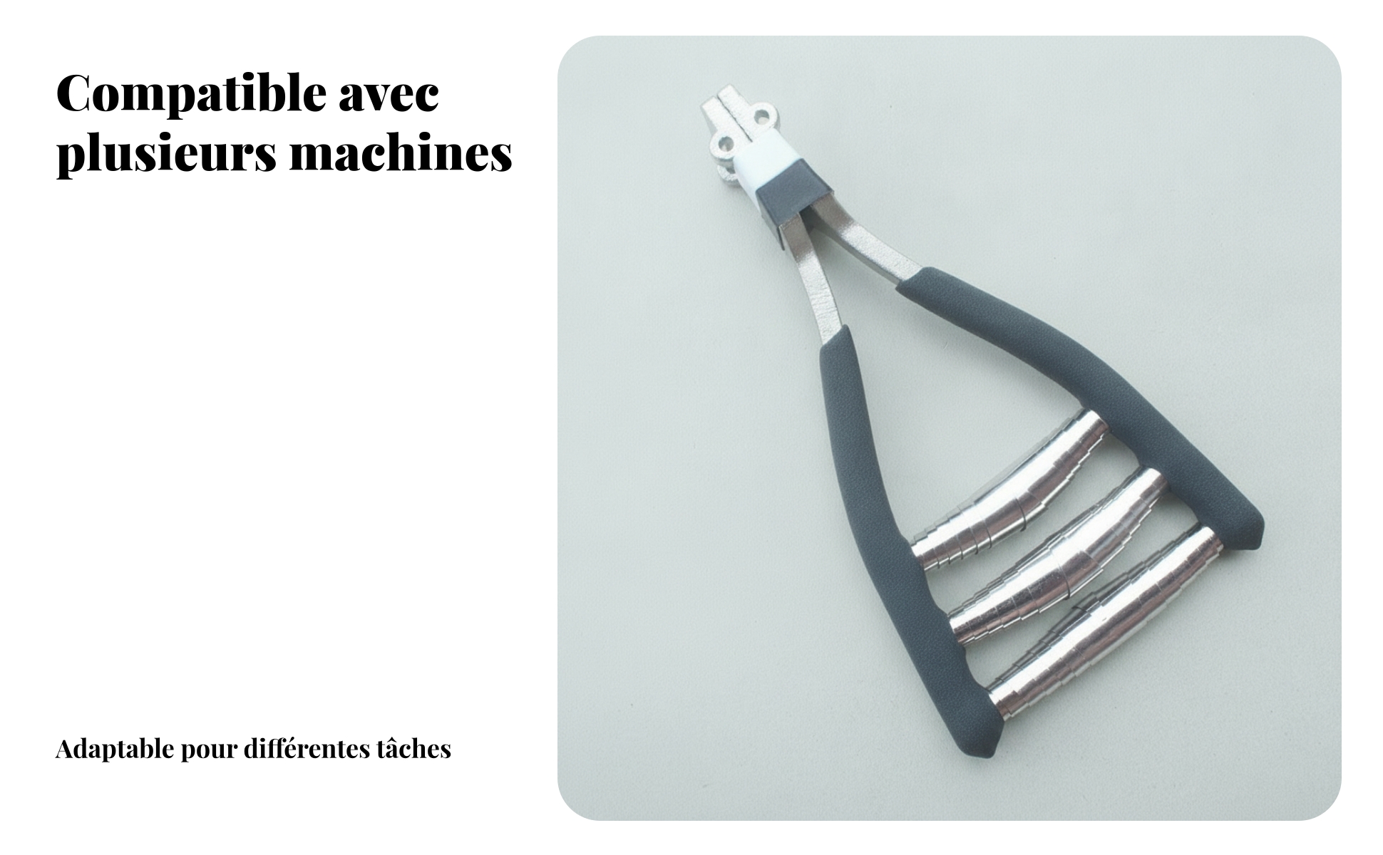 Pince de Nœud Poignées En Silicone Pince de Départ Forme Compacte
