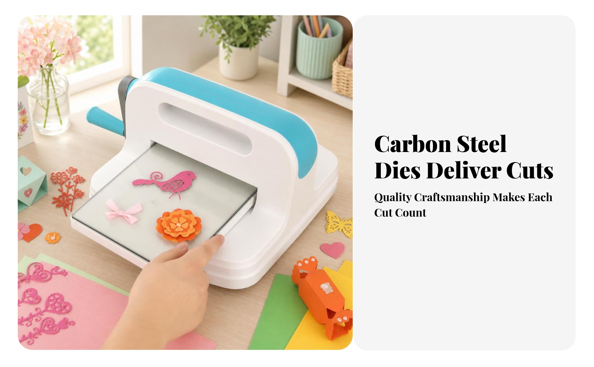 A5 Embossing and Die Machine Foldable Handle Die Cut and Emboss Machine