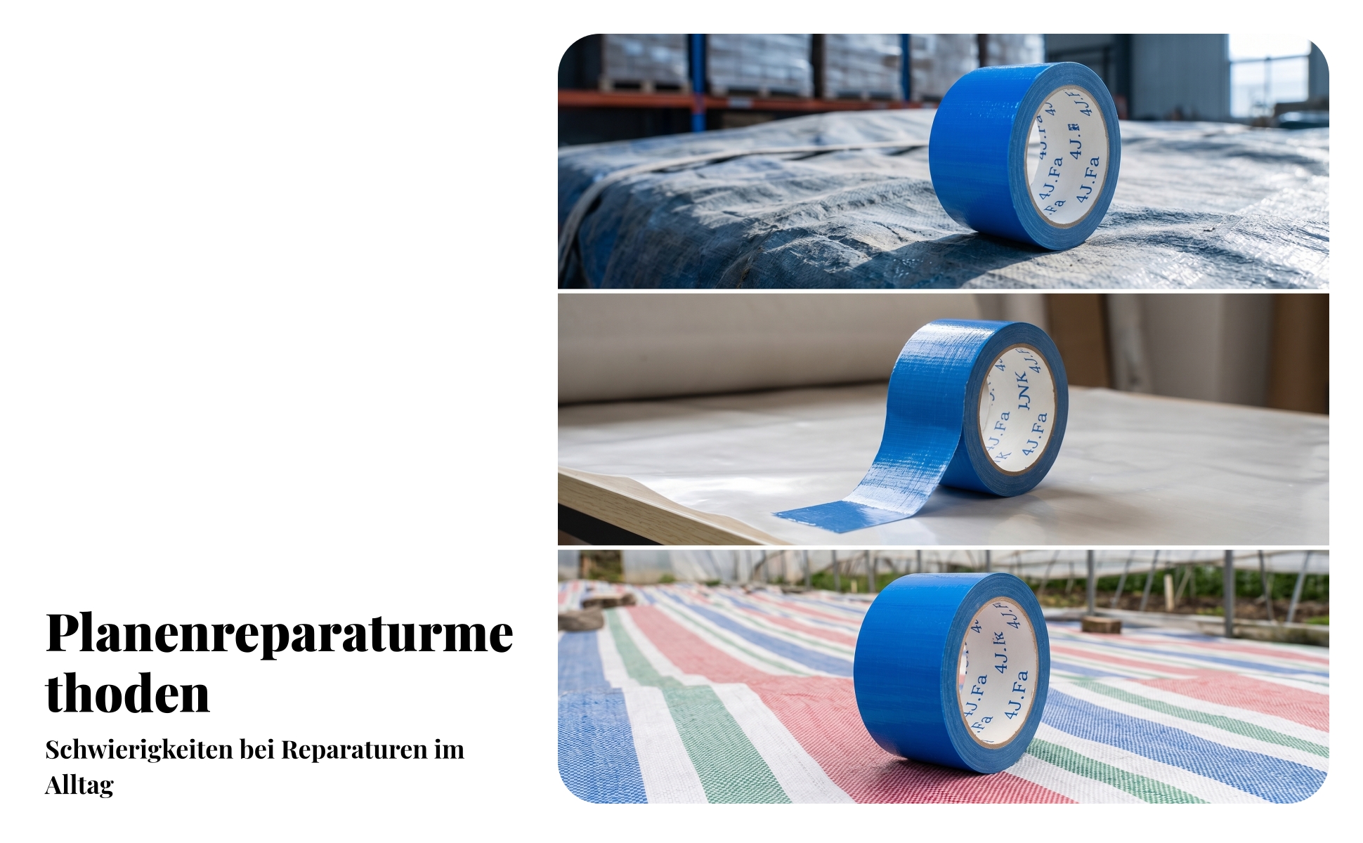 Planenflickband wasserdicht wasserdichtes Reparaturband Gewebt