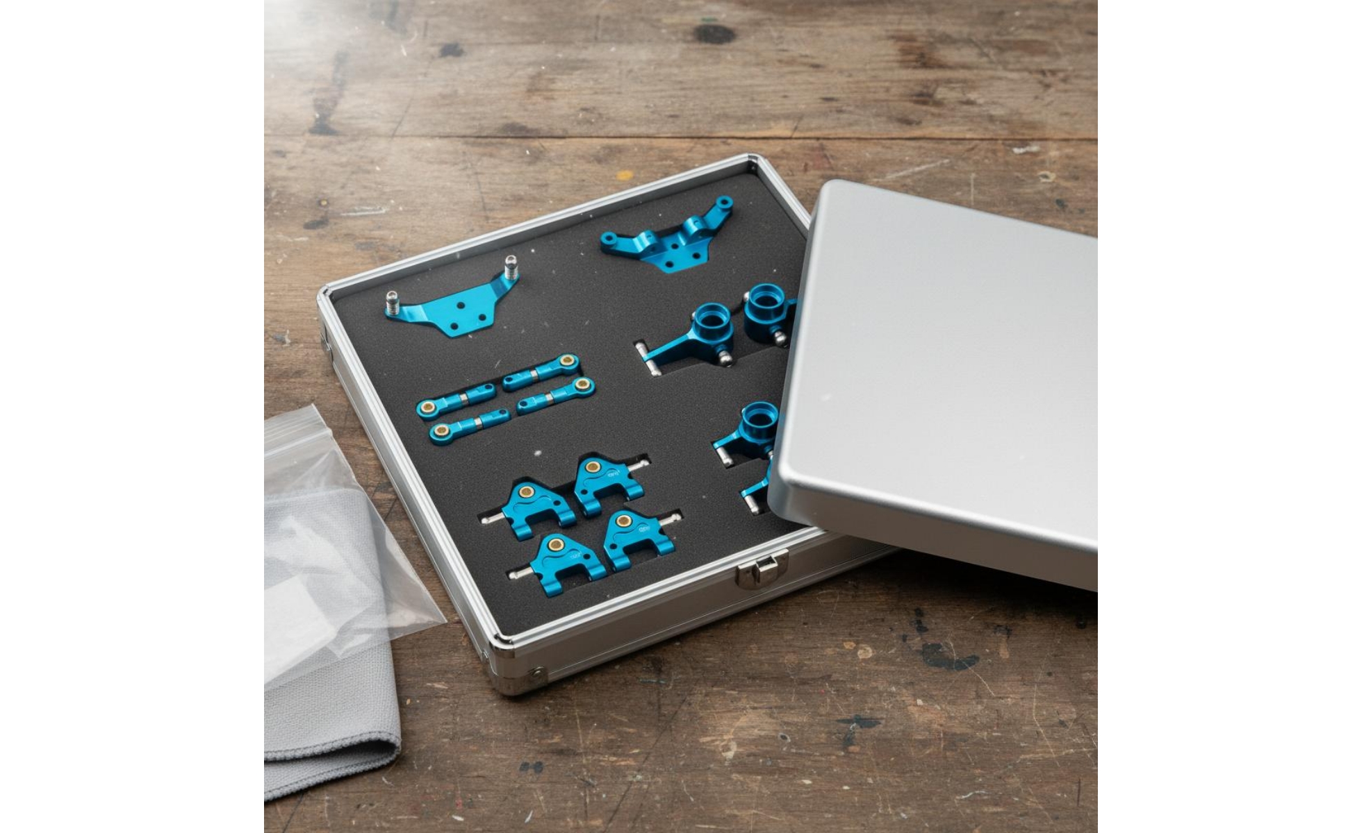 Alloy Set Anodized Blue Aluminum Set