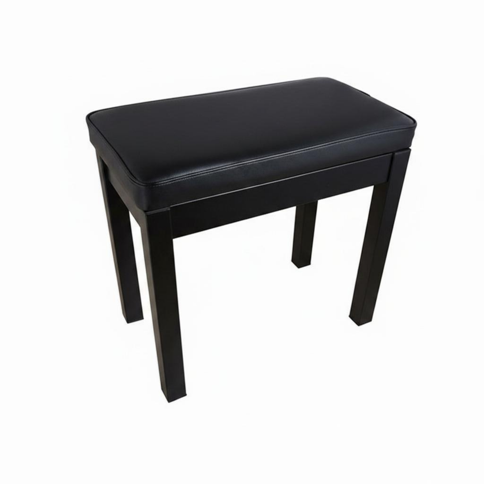 Piano Bench with Storage Wear-Resistant Storage Piano Cushioned Seat Leather Cover Keyboard Seat for Home Studio