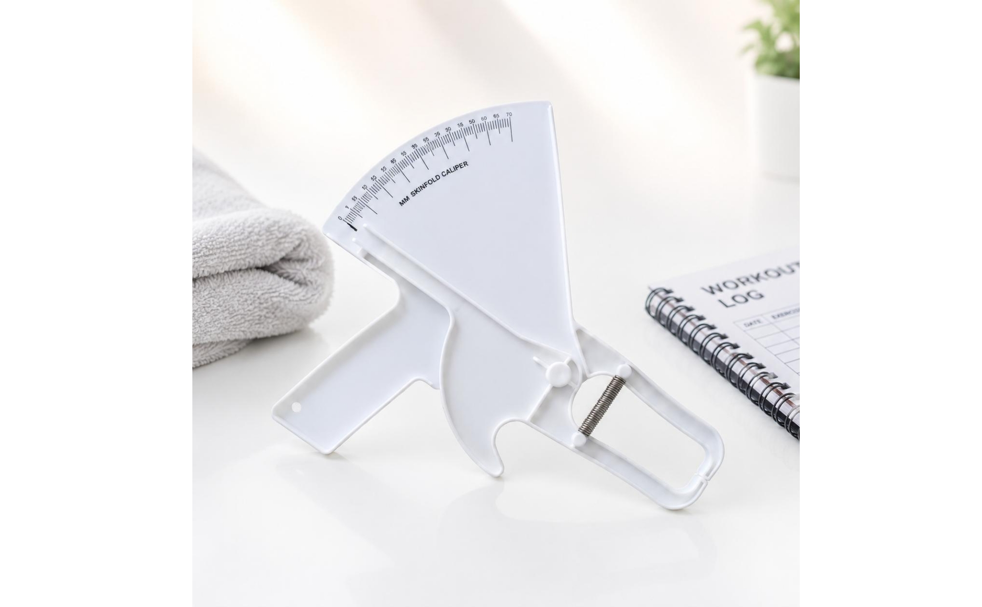 Plastic Skinfold Caliper Trigger Handle Skinfold Caliper Printed Scale