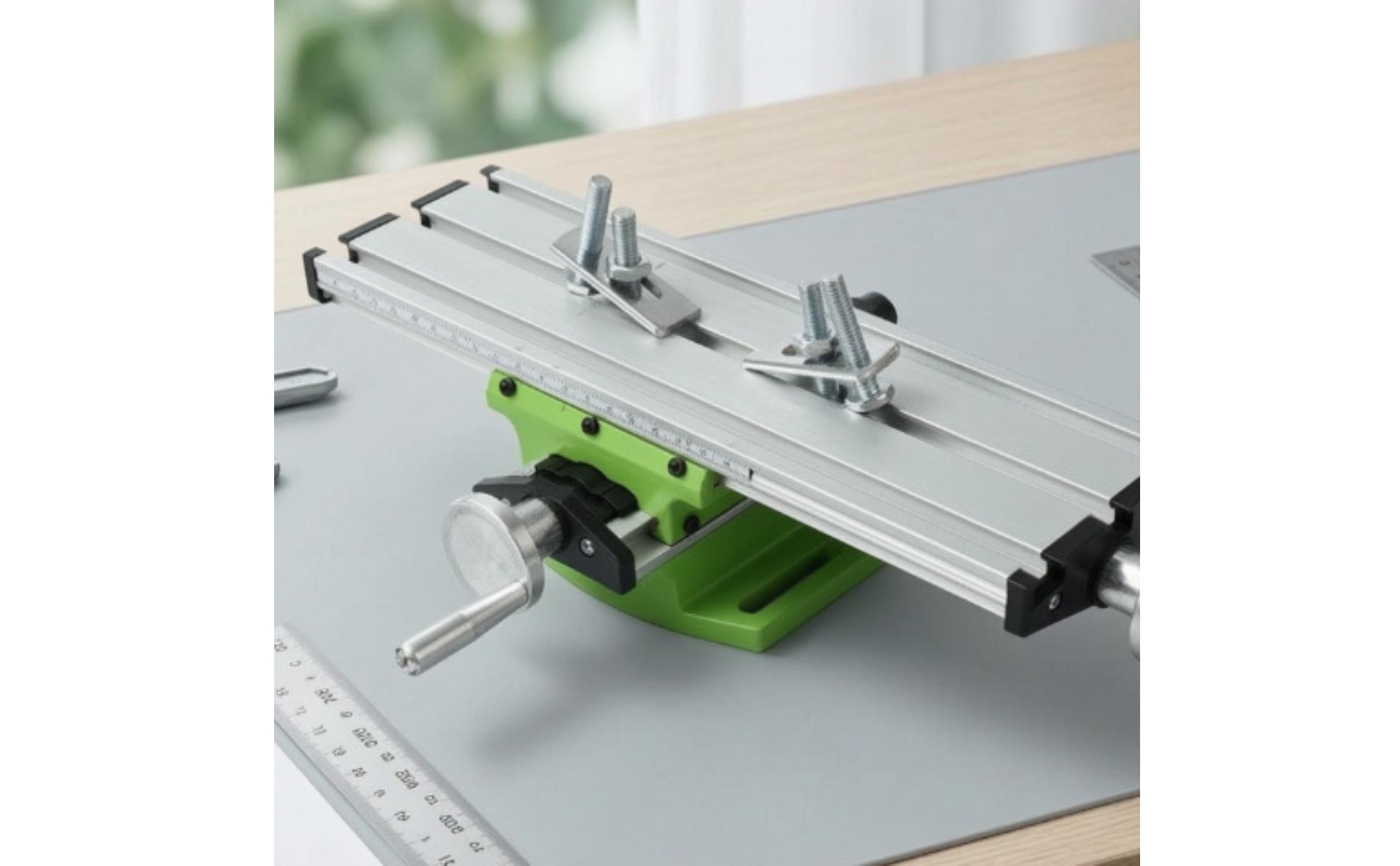 Cross Slide Worktable with Handwheels Compact Milling and Drilling Table