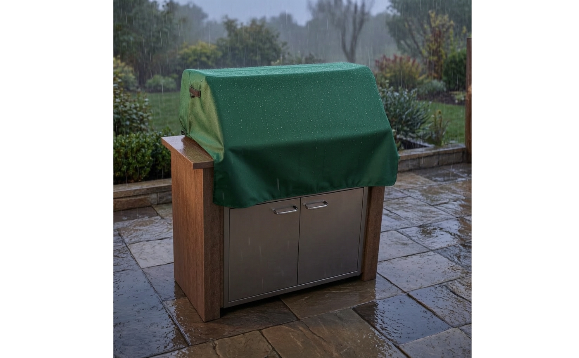 Built-in Grill Top Cover Protection Built-in Grill Cover Dust-Proof for Patio