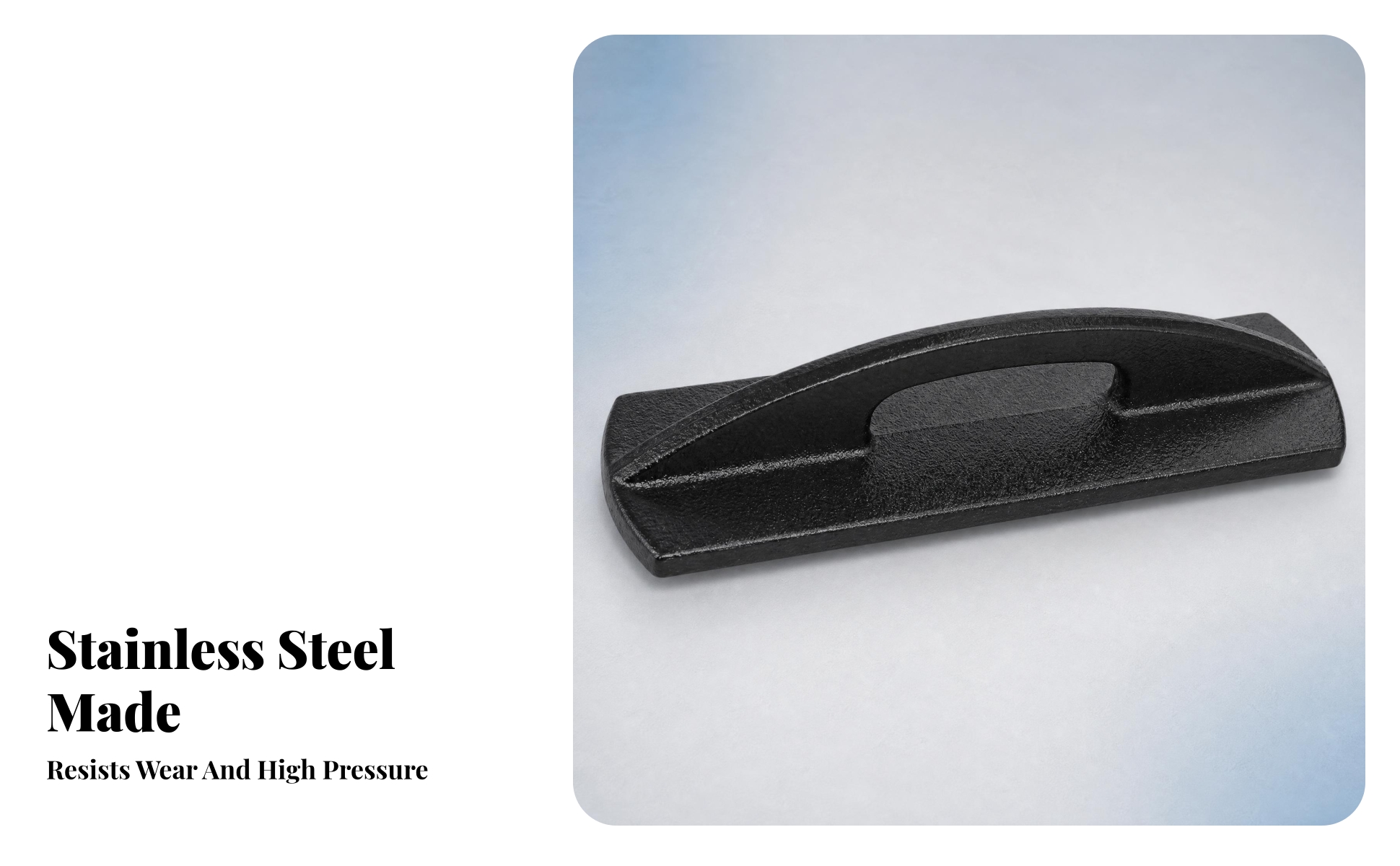 Rectangular Press Weight Arched Handle Stainless Steel Weight Solid Block