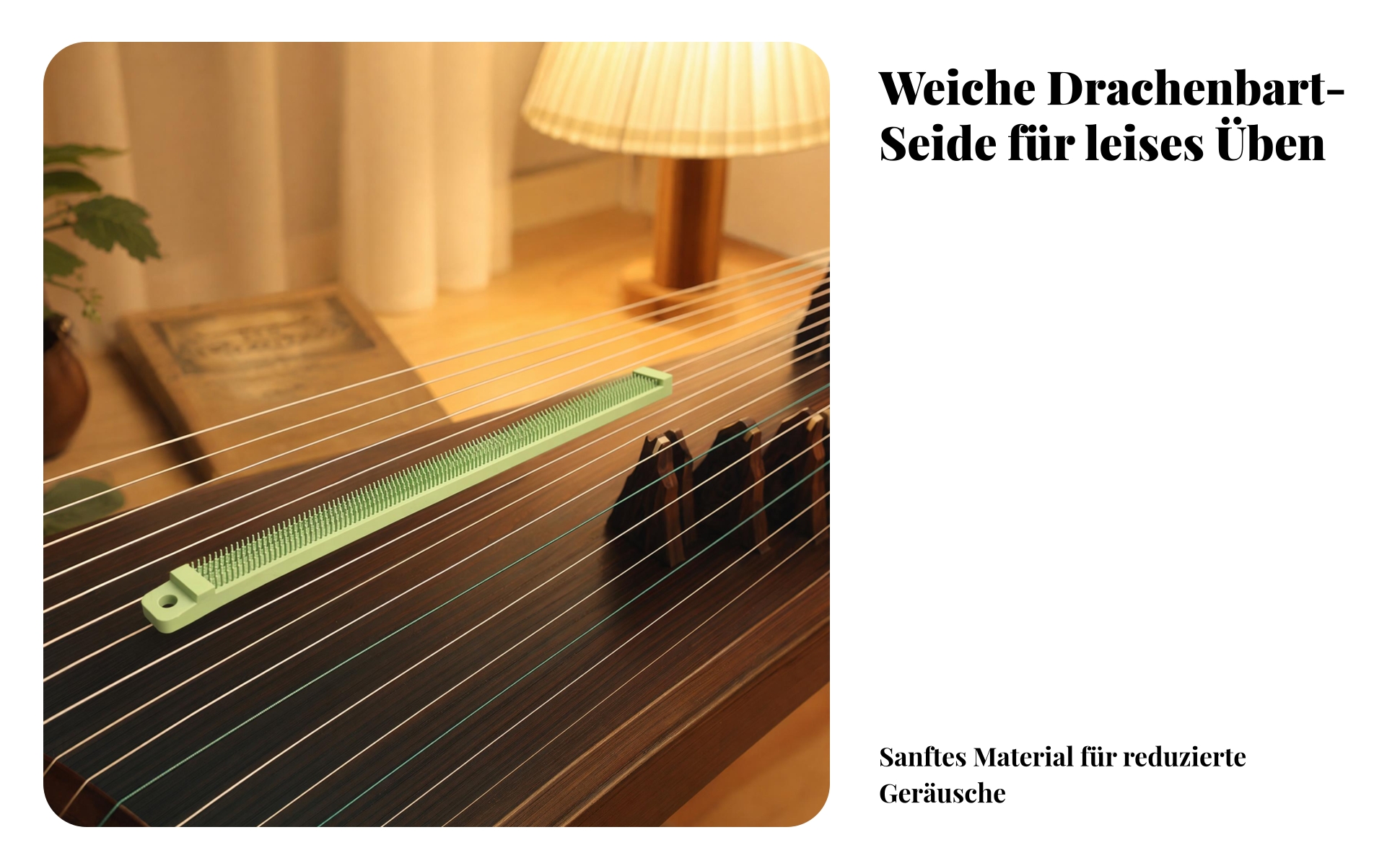 Guzheng-Dämpfstreifen reduziert Saitengeräusche Guzheng-Saitendämpfer für üben