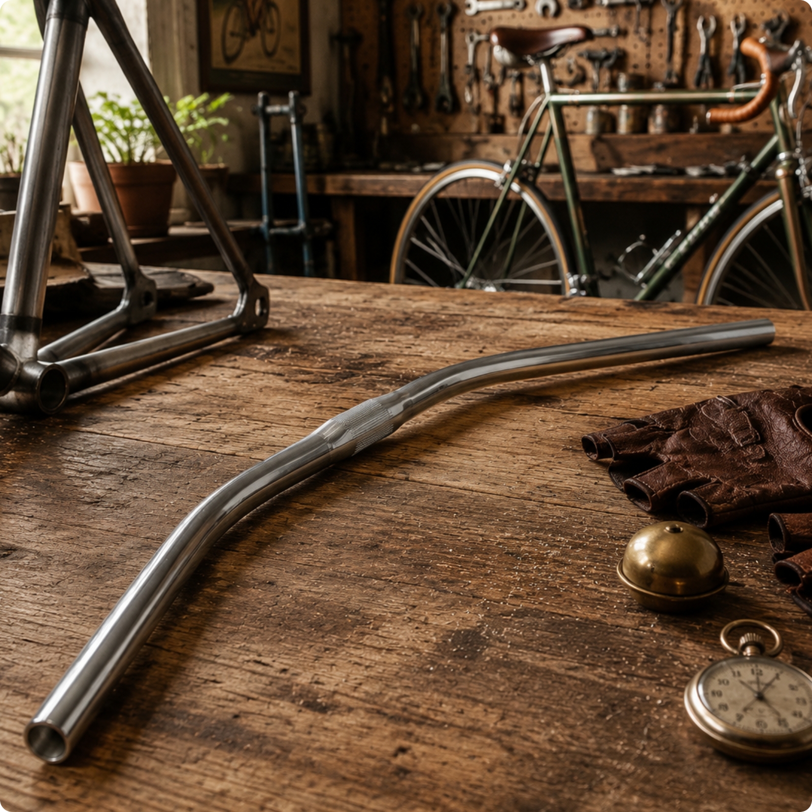 Curved Bike Handlebar Sturdy Curved Handlebar Lightweight
