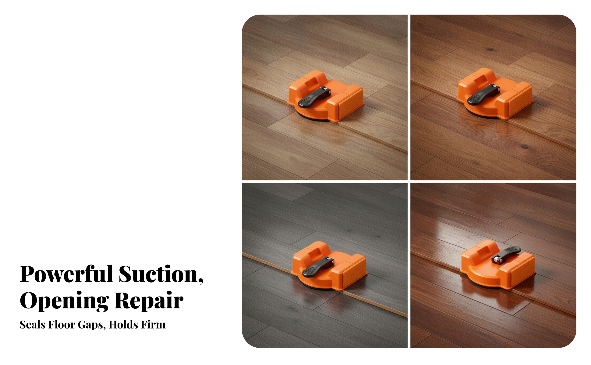 Floor Seam Adjustment Suction Cup Plastic and Rubber