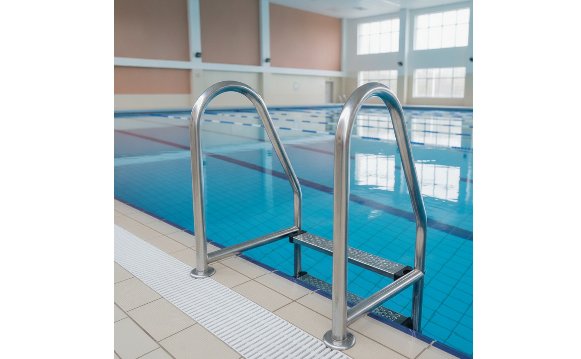 Poolleiter-Ersatzstufe rutschfest Poolleiterstufe rostfrei für Pool, Gartenpool