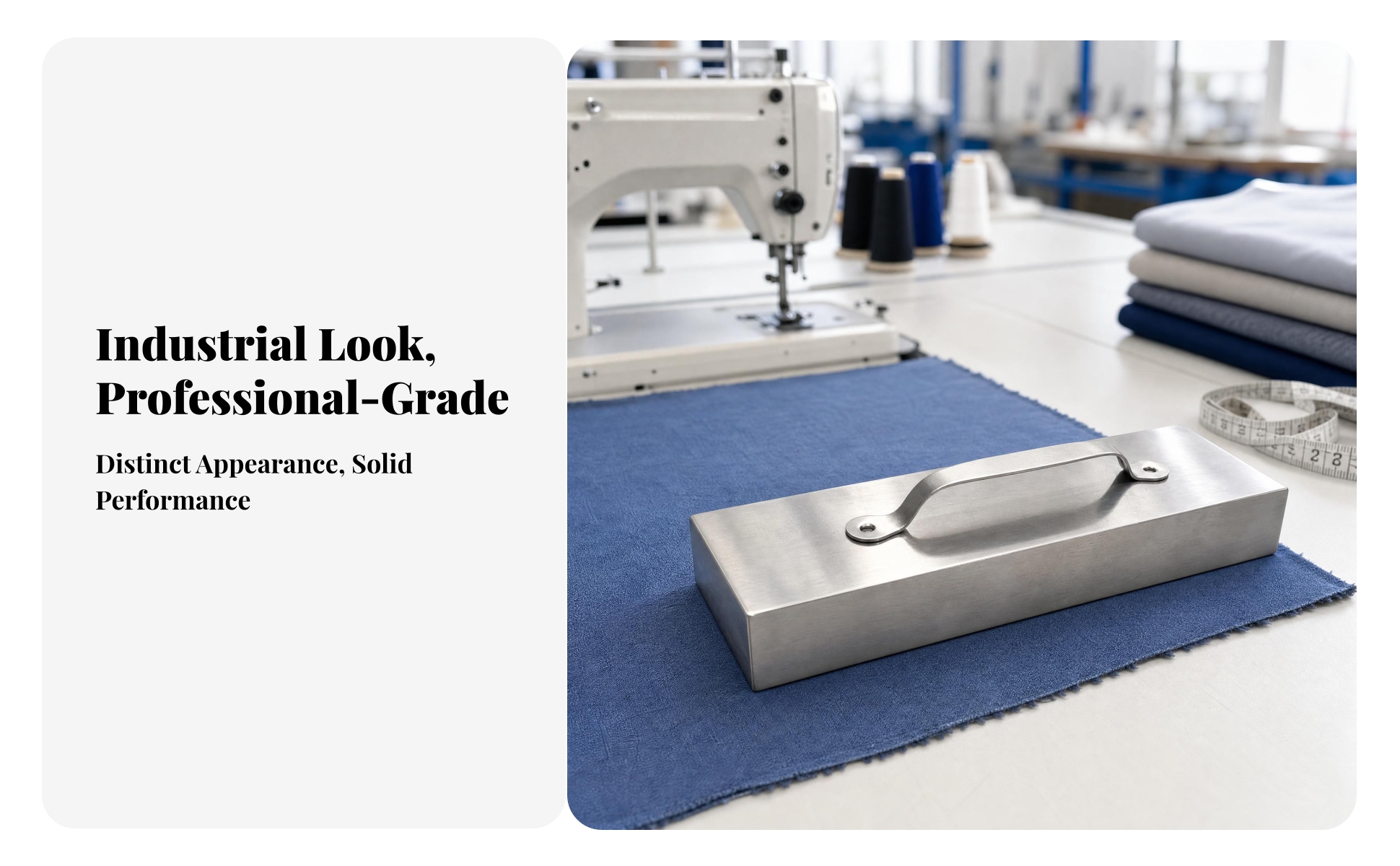 Rectangular Press Weight Arched Handle Stainless Steel Weight Solid Block