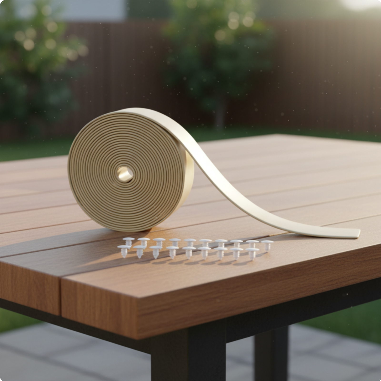 Gerolltes Vinylband flach Vinyl-Reparaturband zuschnittfähig für Terrasse