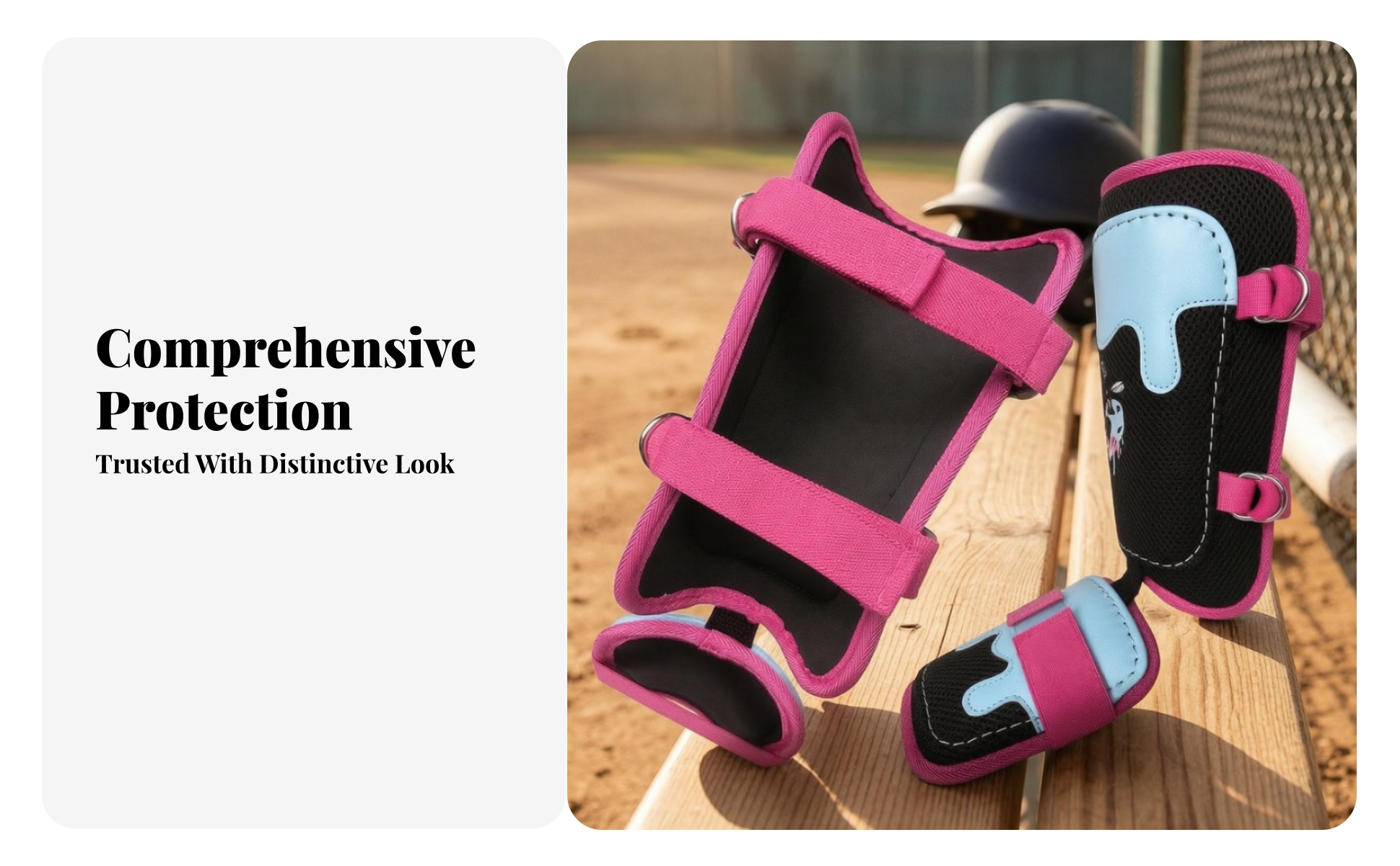 Baseball Sliding Guards Padded Sliding Guard Set Hook-and-Loop Straps