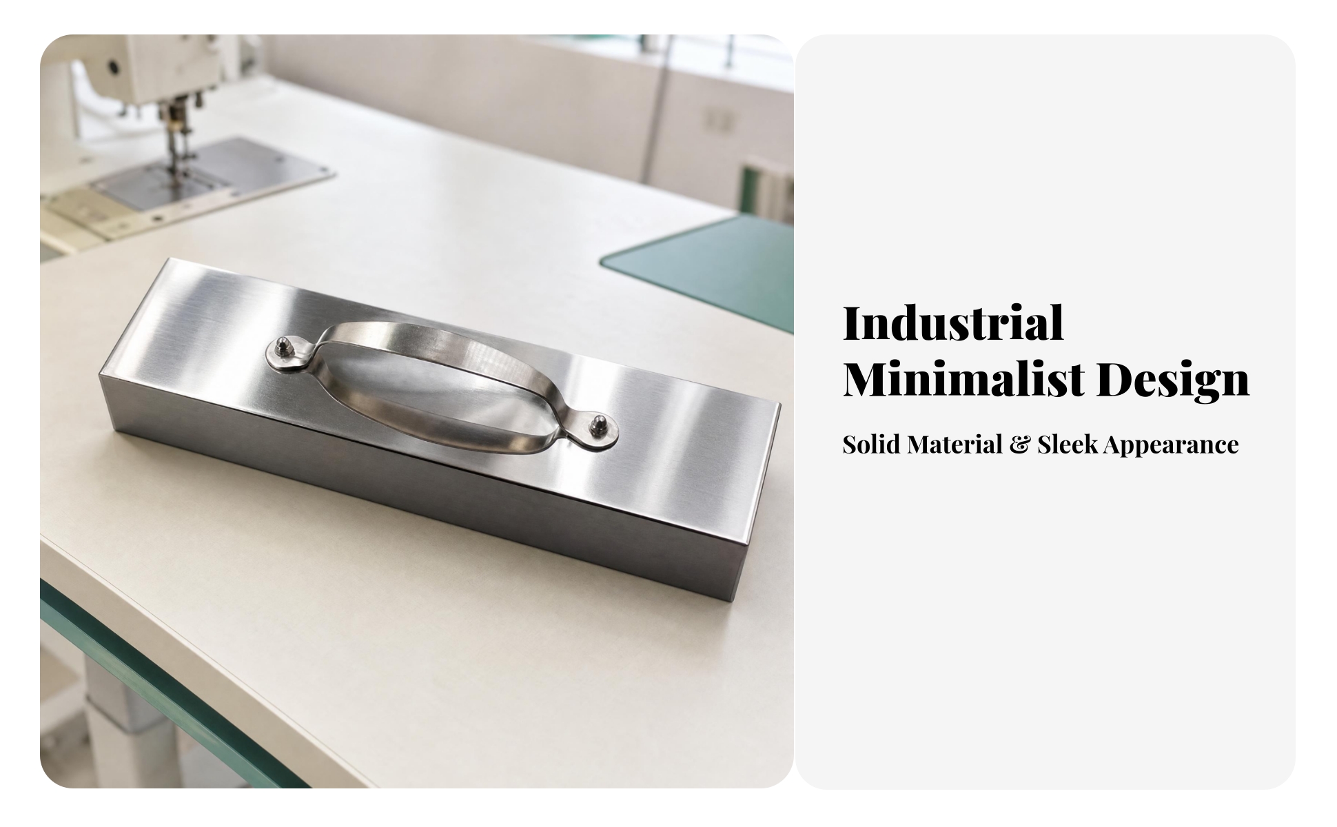 Rectangular Press Weight Arched Handle Stainless Steel Weight Solid Block