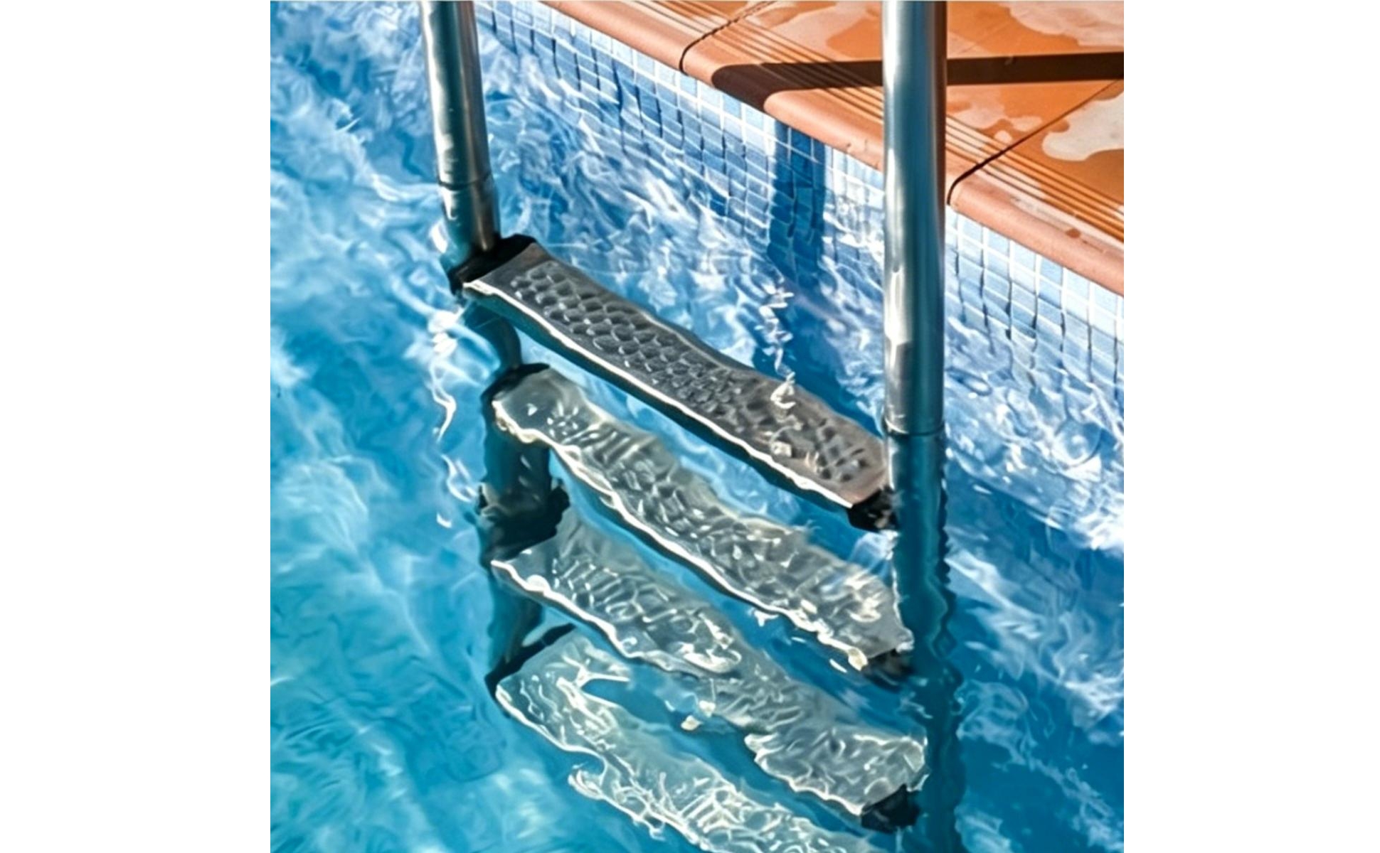 Poolleiter-Ersatzstufe rutschfest Poolleiterstufe rostfrei für Pool, Gartenpool