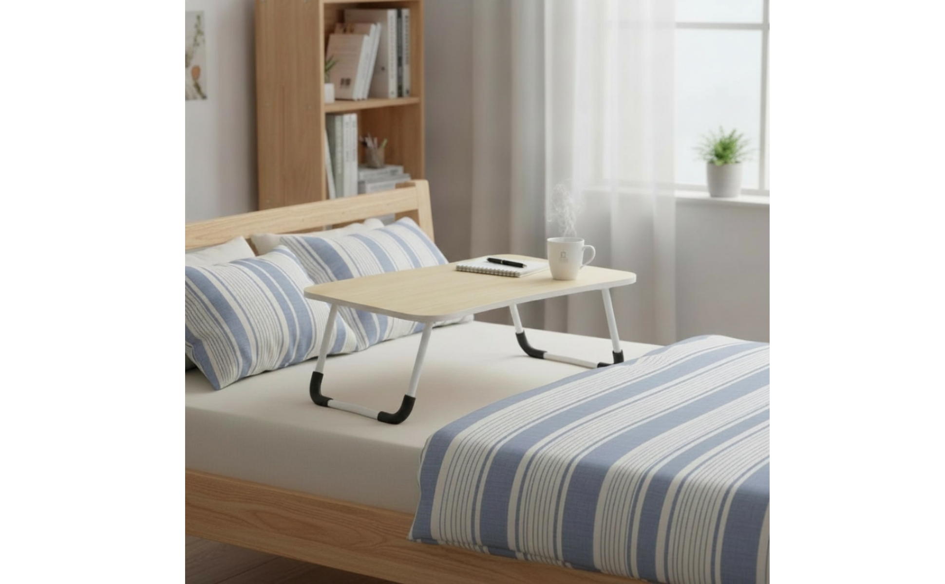 Bett-Laptoptisch klappbar klappbarer Laptoptisch einfaches Design für Schlafsaal