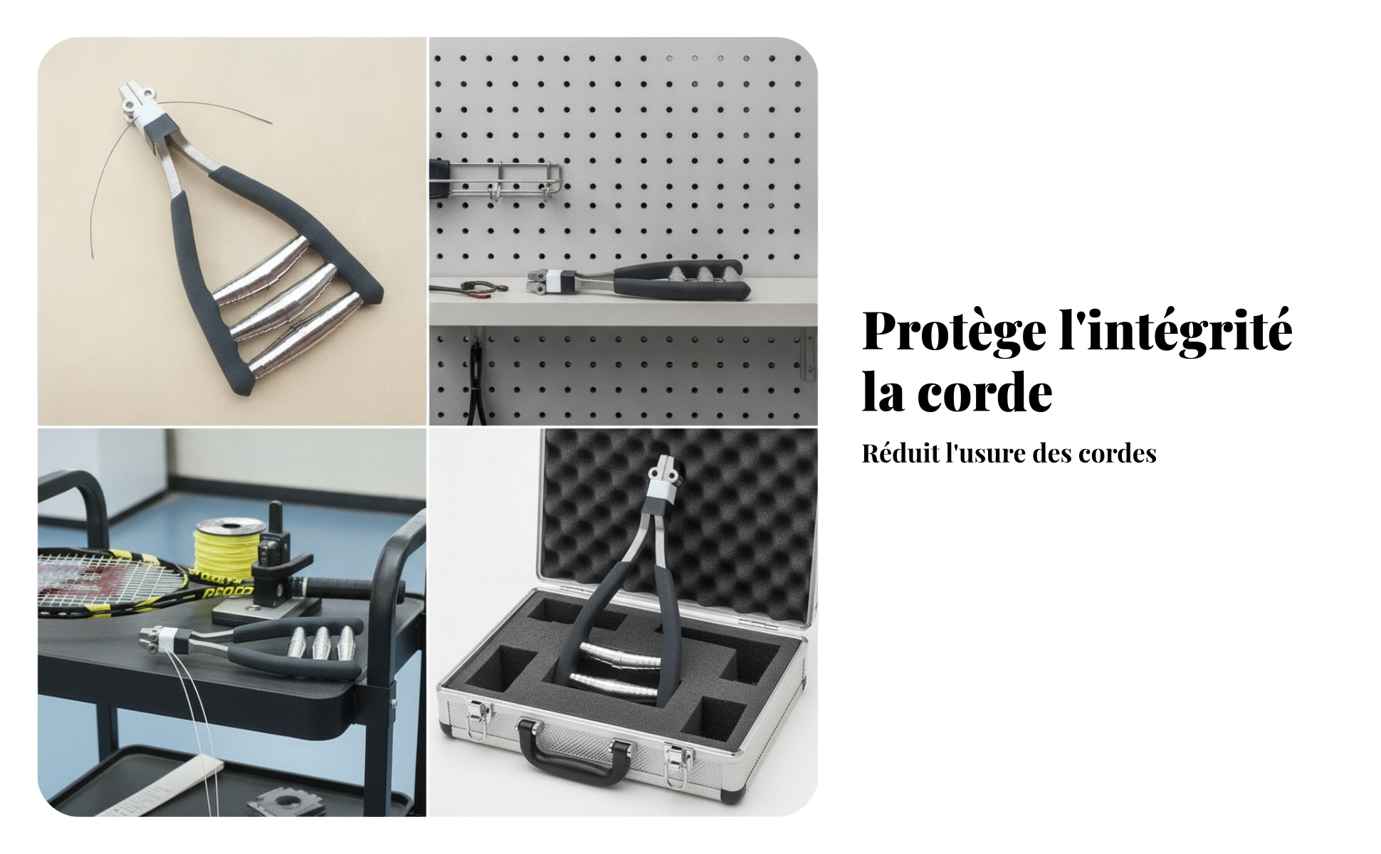 Pince de Nœud Poignées En Silicone Pince de Départ Forme Compacte