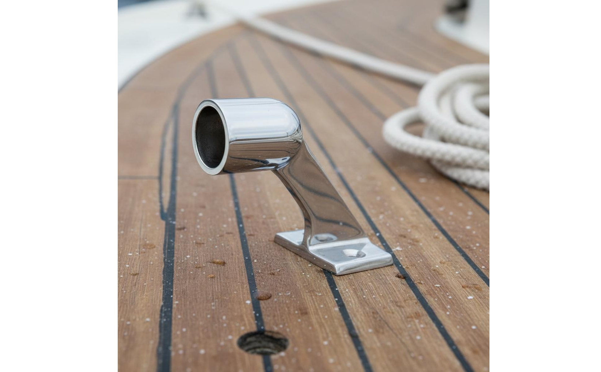 316 Stainless Flag Bracket Marine Flag Pole Mount Heavy Duty