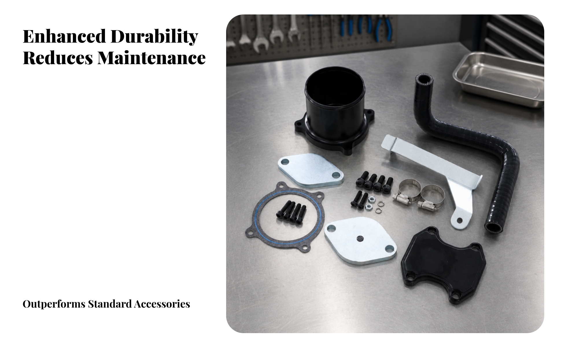 Delete Kit Aluminum Alloy Throttle Delete Kit Block-off Plates