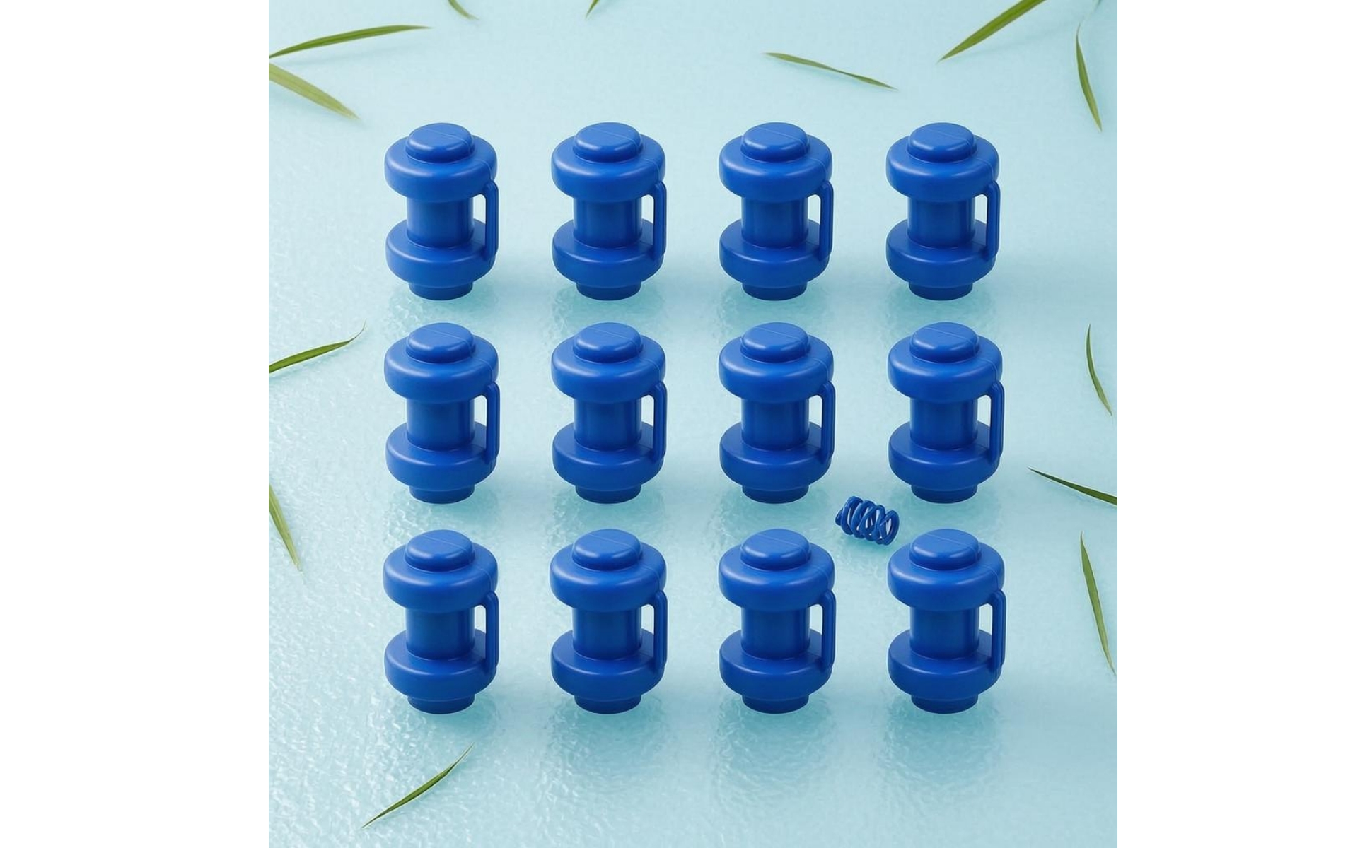 12 Pieces Trampoline Net Pole Cap Central Tube Trampoline Enclosure Pole Cap