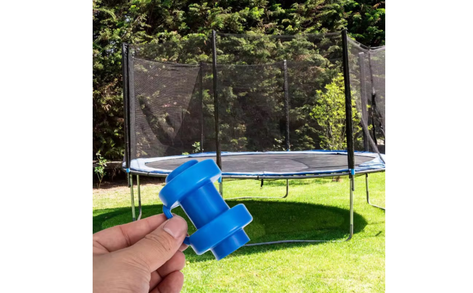12 Pieces Trampoline Net Pole Cap Central Tube Trampoline Enclosure Pole Cap