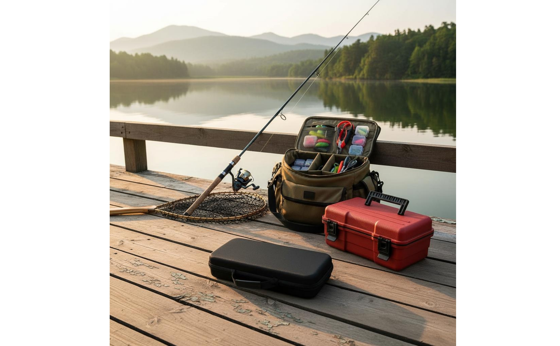 EVA Fishing Rod Case Foam Interior Hard Shell Rod Case Long-Lasting for Anglers