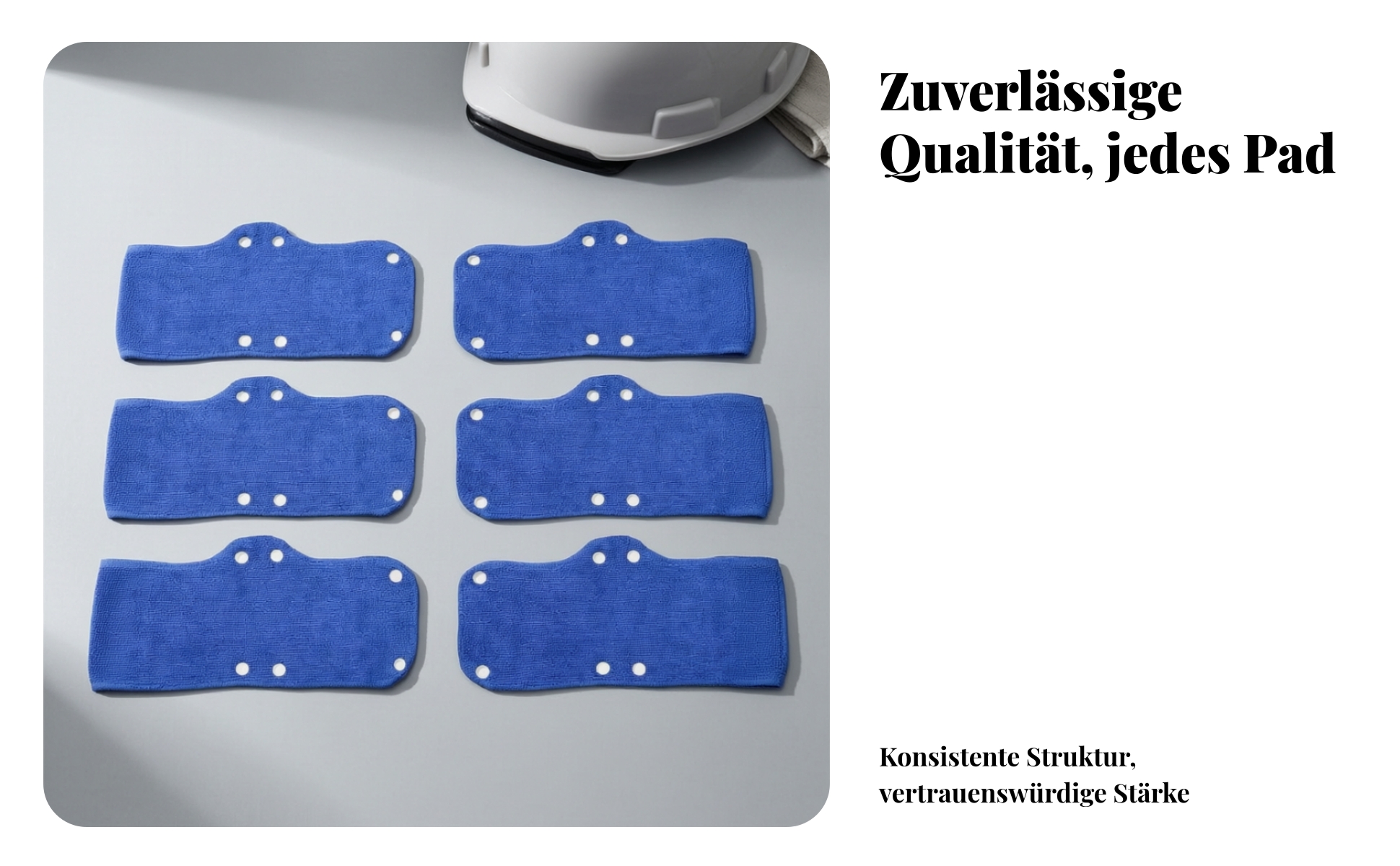 6 Pieces Helm-Schweißband mit Druckknöpfen Terry-Schweißband Saugfähig