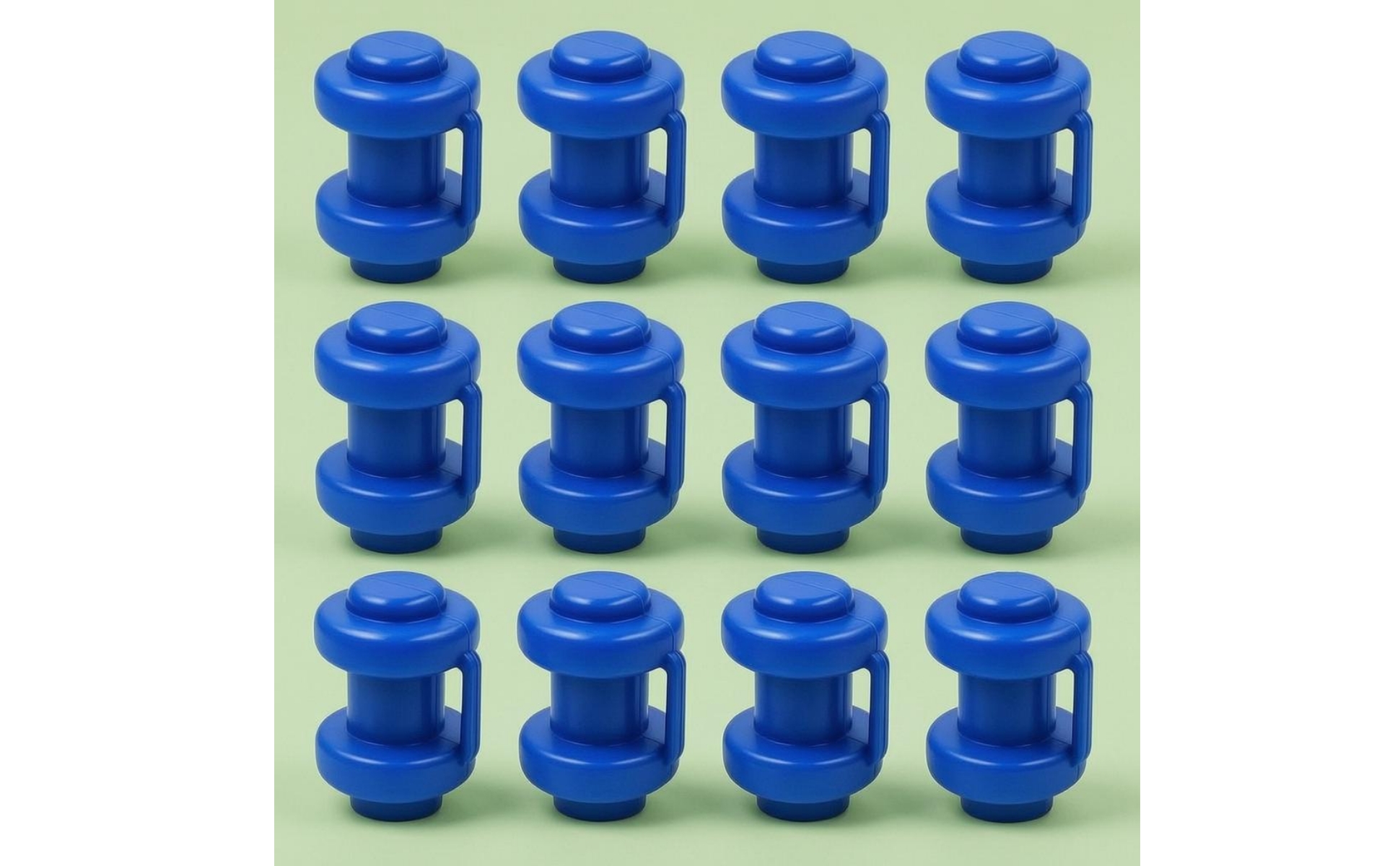 12 Pieces Trampoline Net Pole Cap Central Tube Trampoline Enclosure Pole Cap