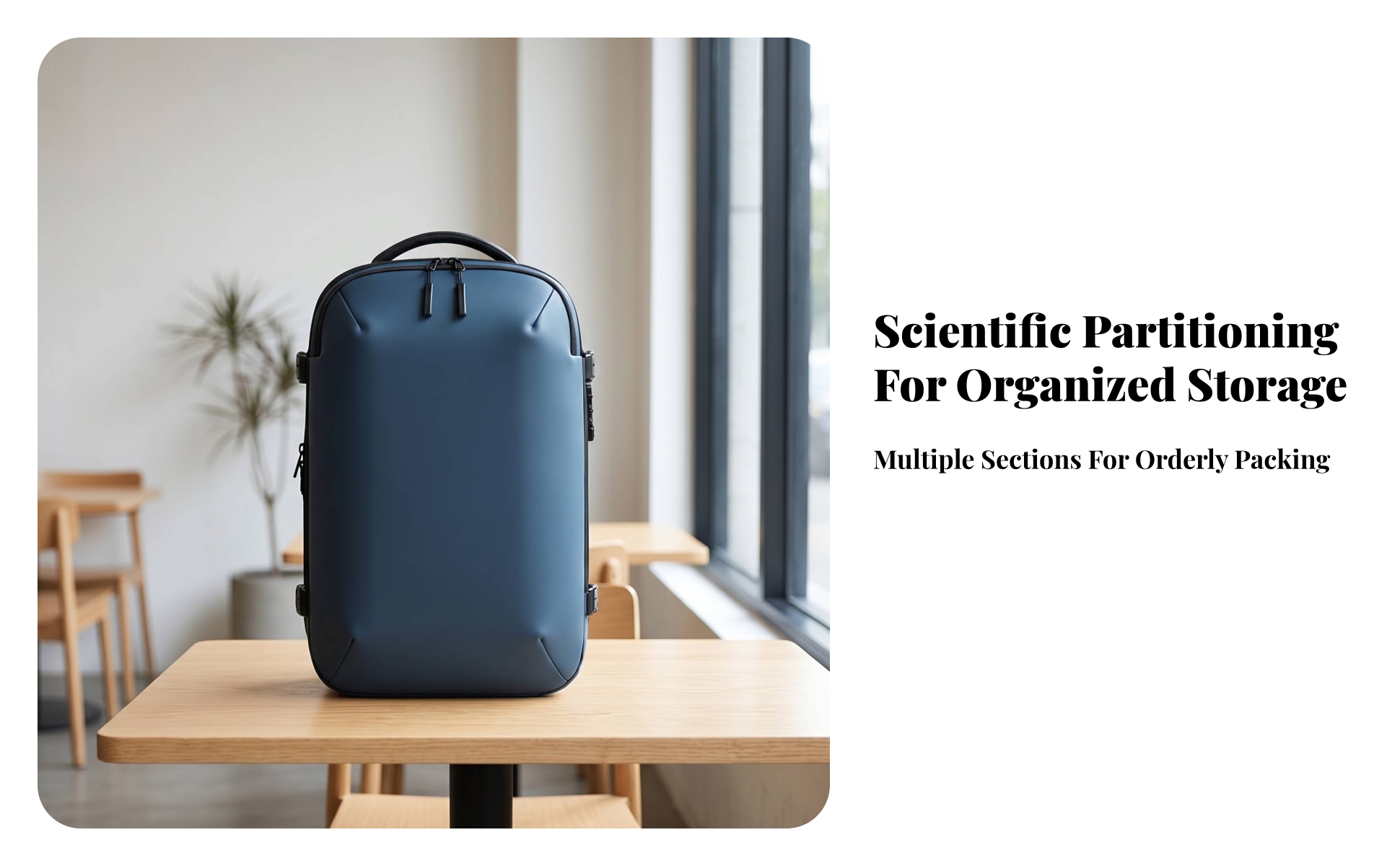 Vacuum Compression Backpack Ventilated Laptop Backpack Padded Straps