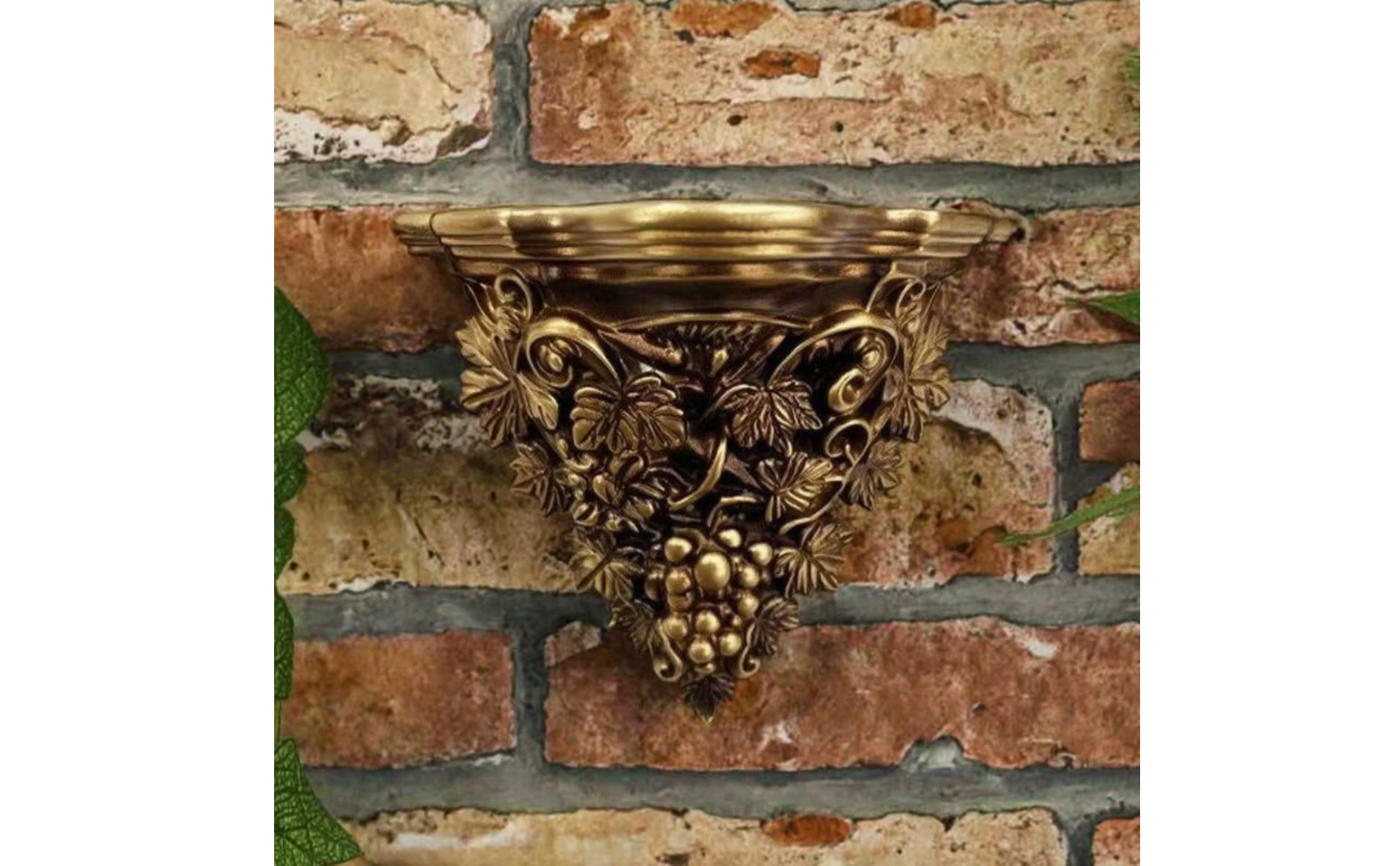 Wall Candle Sconce Holder Antique-Style Wall-Mounted Candle Sconce Ornate