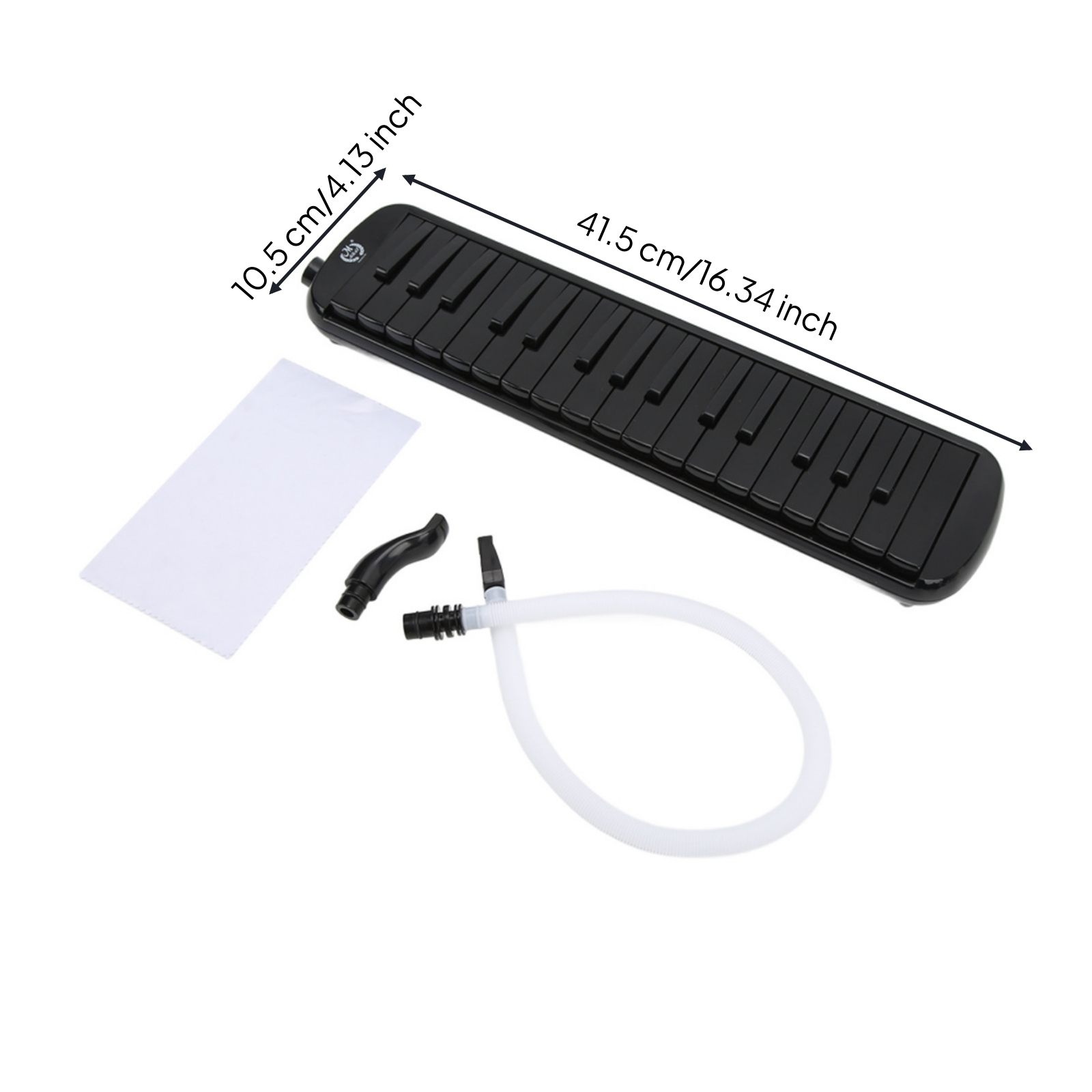 Melodica mit Koffer tragbar Melodica mit Mundstück bequem zu tragen für