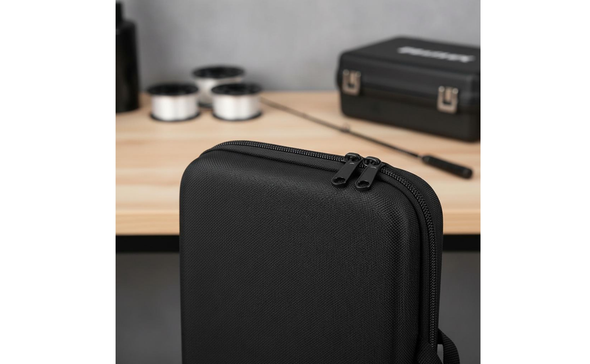 EVA Fishing Rod Case Foam Interior Hard Shell Rod Case Long-Lasting for Anglers