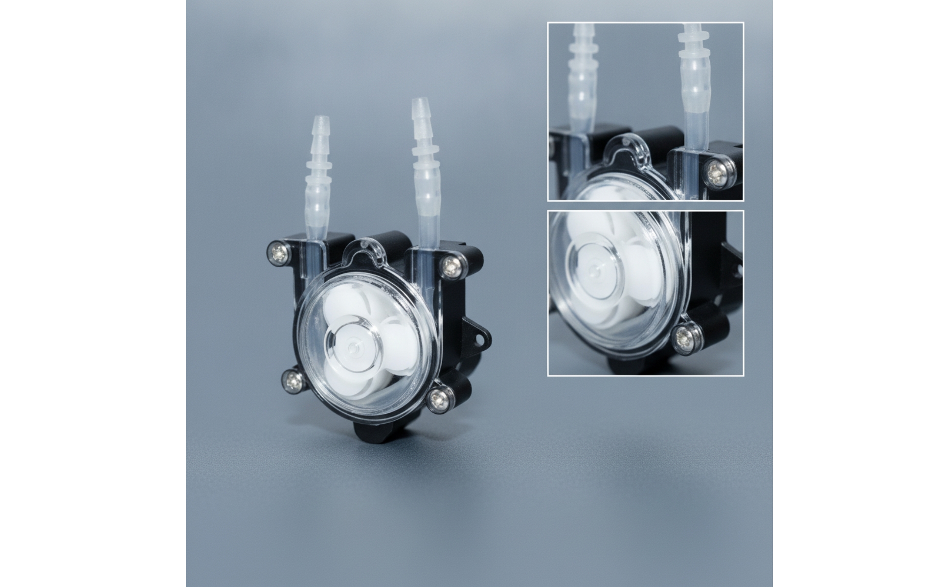 Schlauchpumpe mit Silikonschlauch 12 V peristaltische Flüssigkeitspumpe kompakt