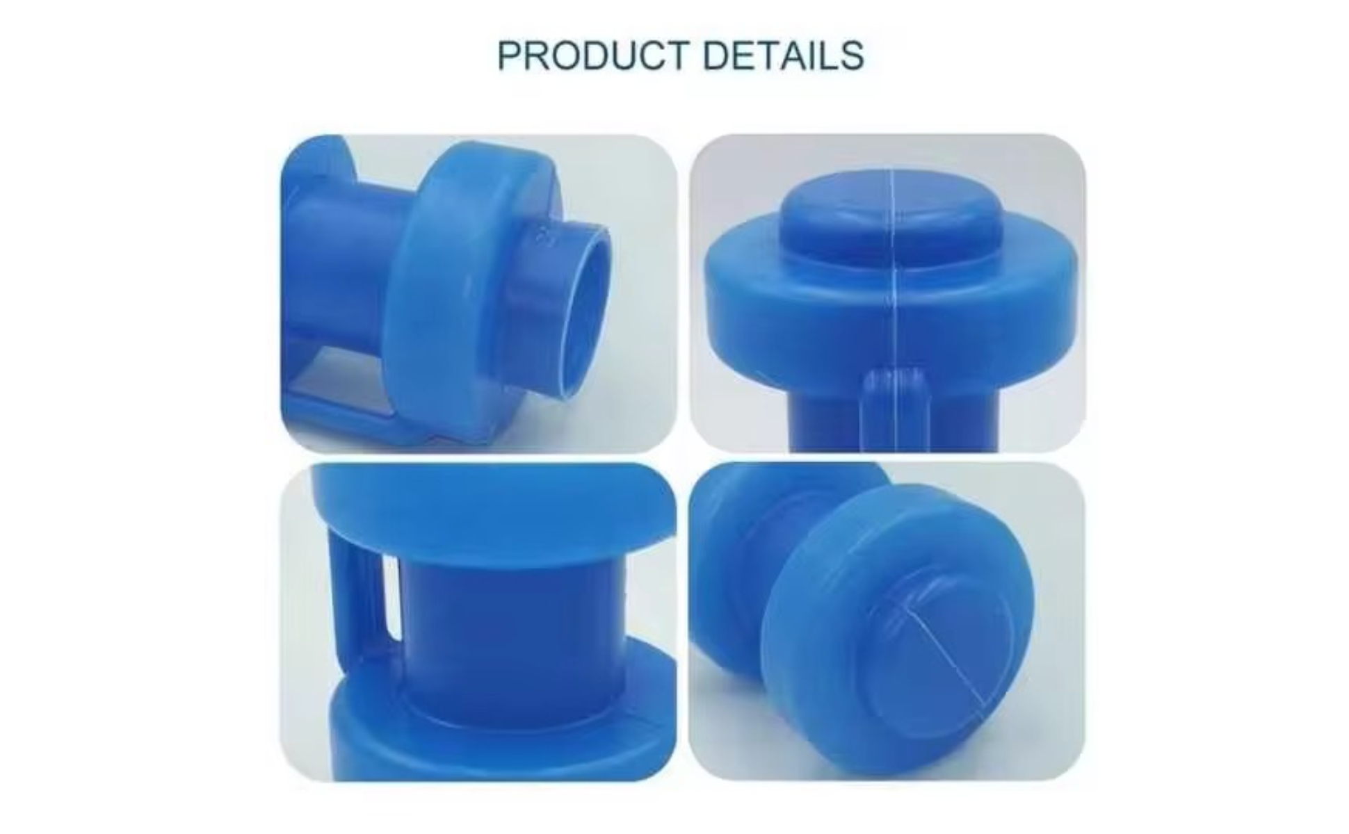 12 Pieces Trampoline Net Pole Cap Central Tube Trampoline Enclosure Pole Cap