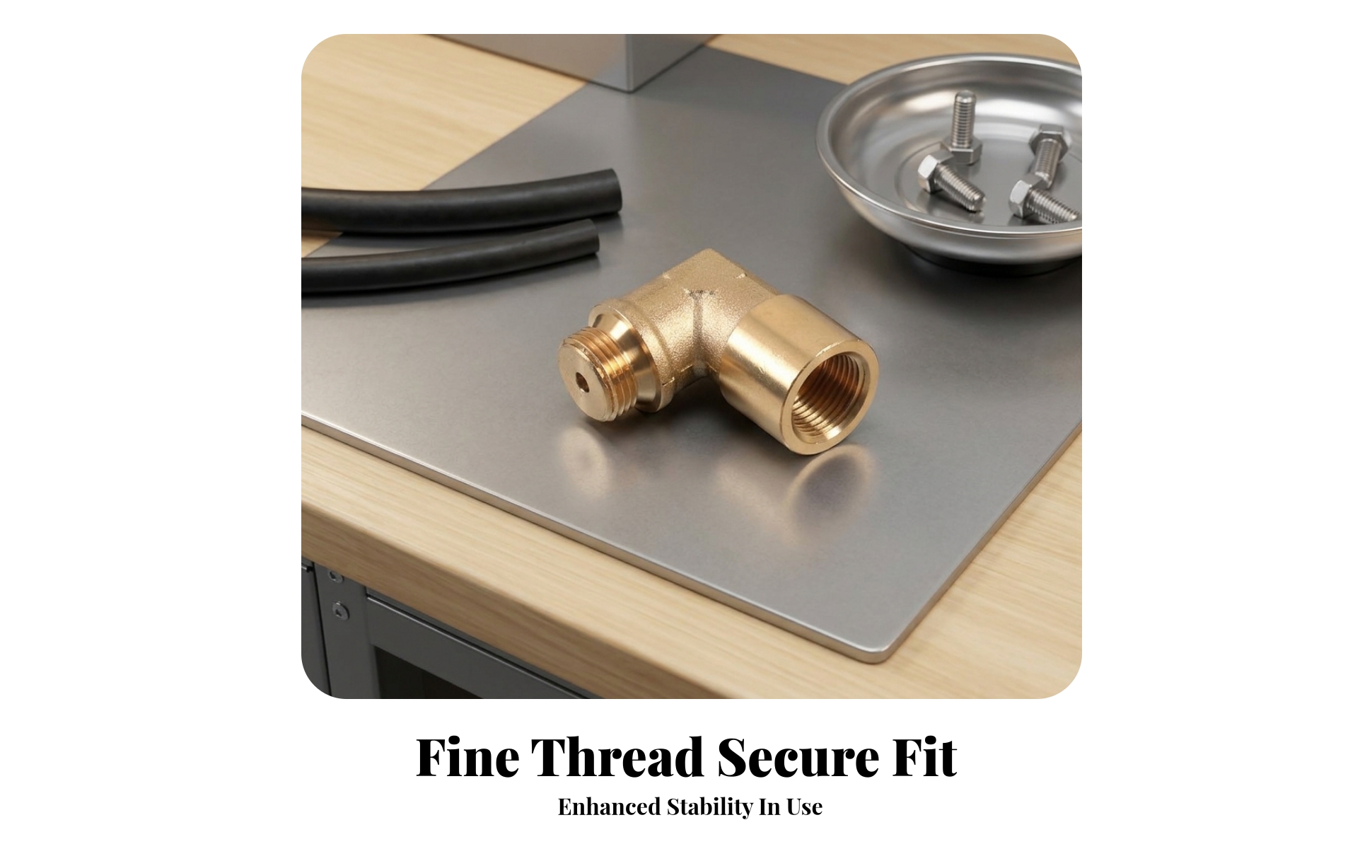 Brass Sensor Adapter Sealing Washer M18 X 1.5 Gold-Toned
