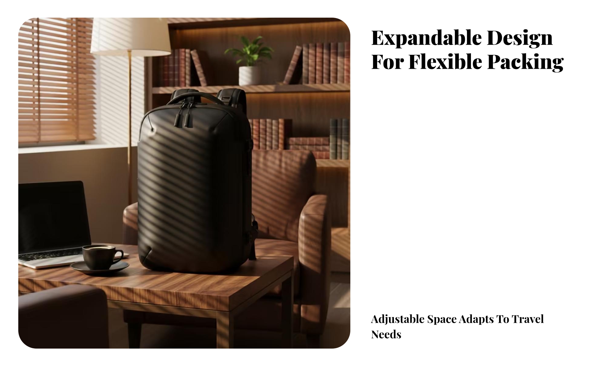 Vacuum Compression Backpack Ventilated Laptop Backpack Padded Straps
