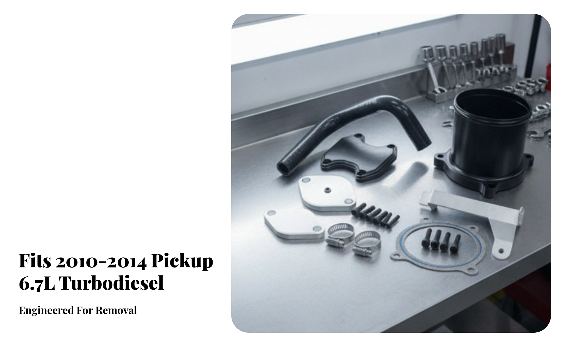 Delete Kit Aluminum Alloy Throttle Delete Kit Block-off Plates