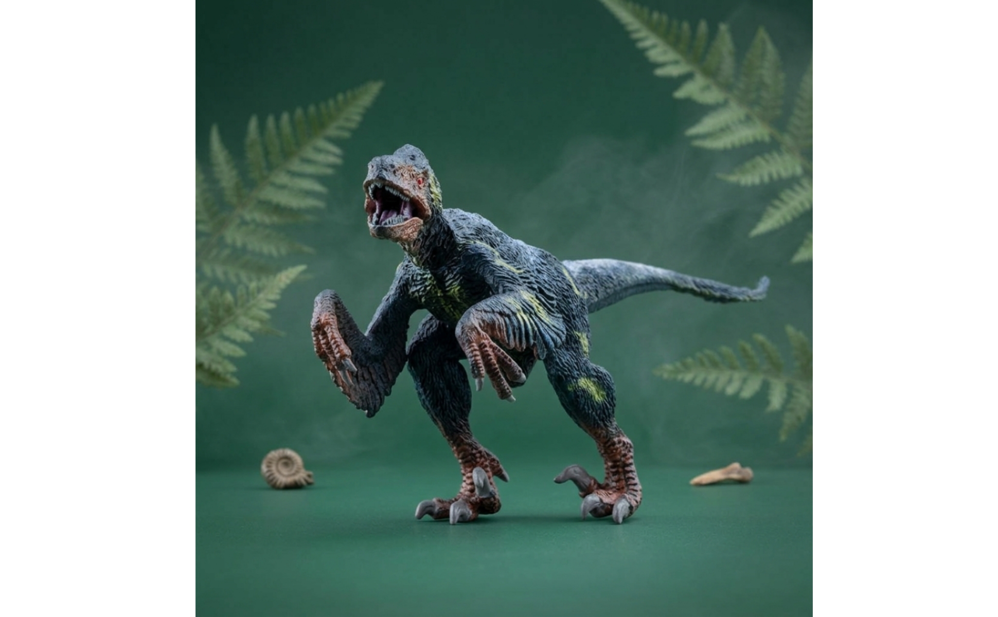 Utahraptor Figurine Hard Plastic Utahraptor Figure Detailed for Desk, Collectors