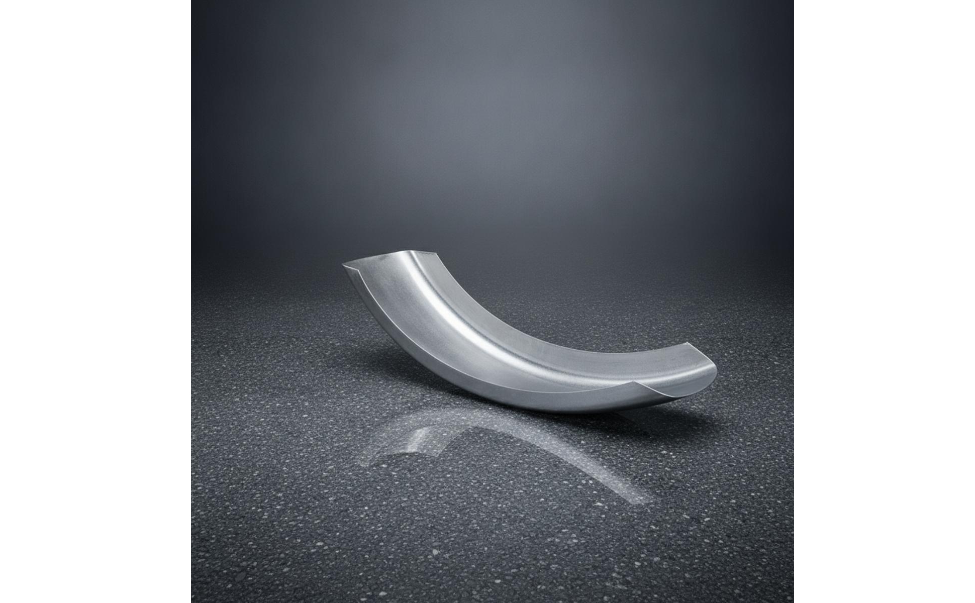 Motorcycle Splash Guard 155mm Motorcycle Rear Mudguard Raw Metal