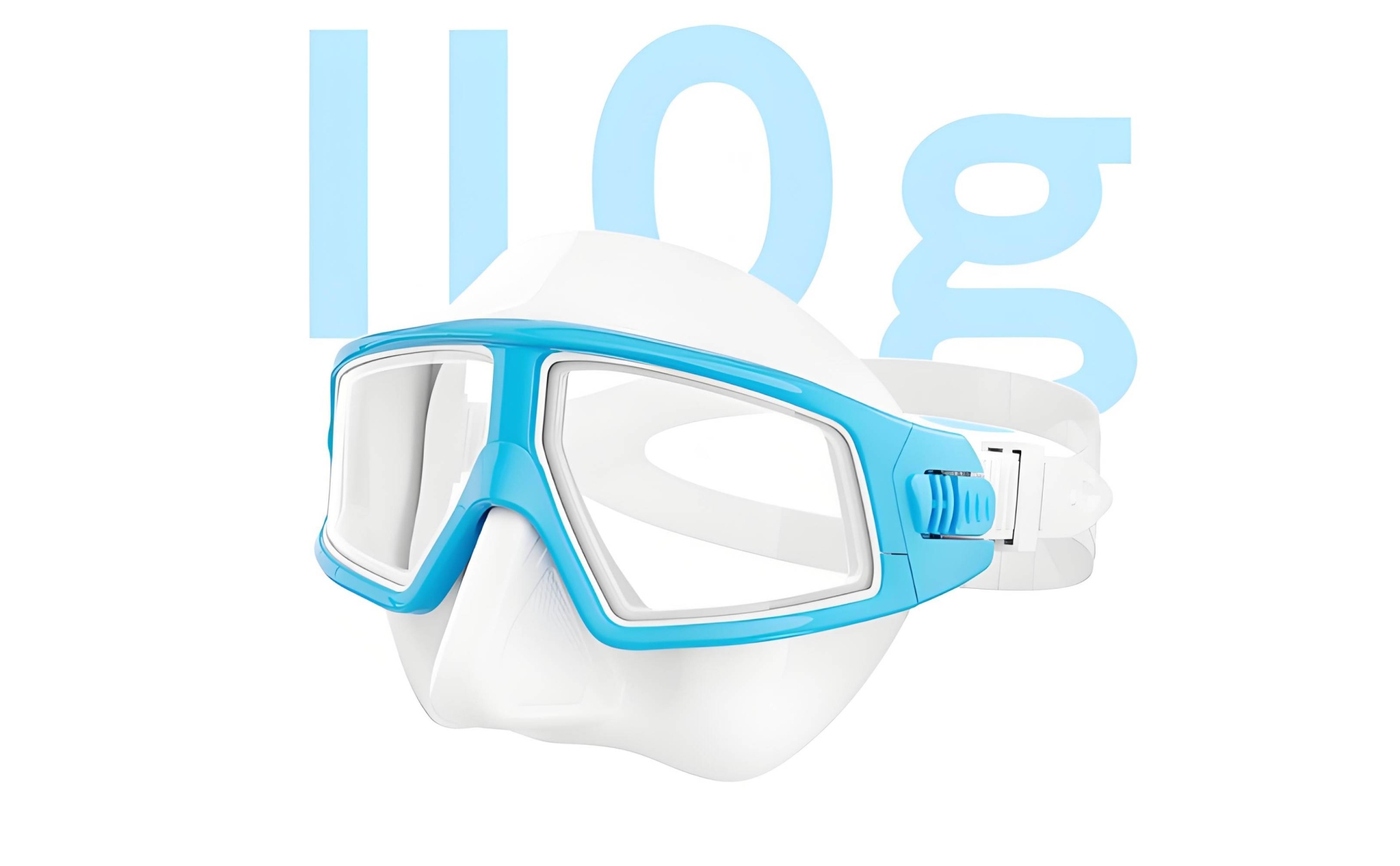 Snorkeling Mask with Silicone Skirt Wide-View Diving Mask with Tempered Glass