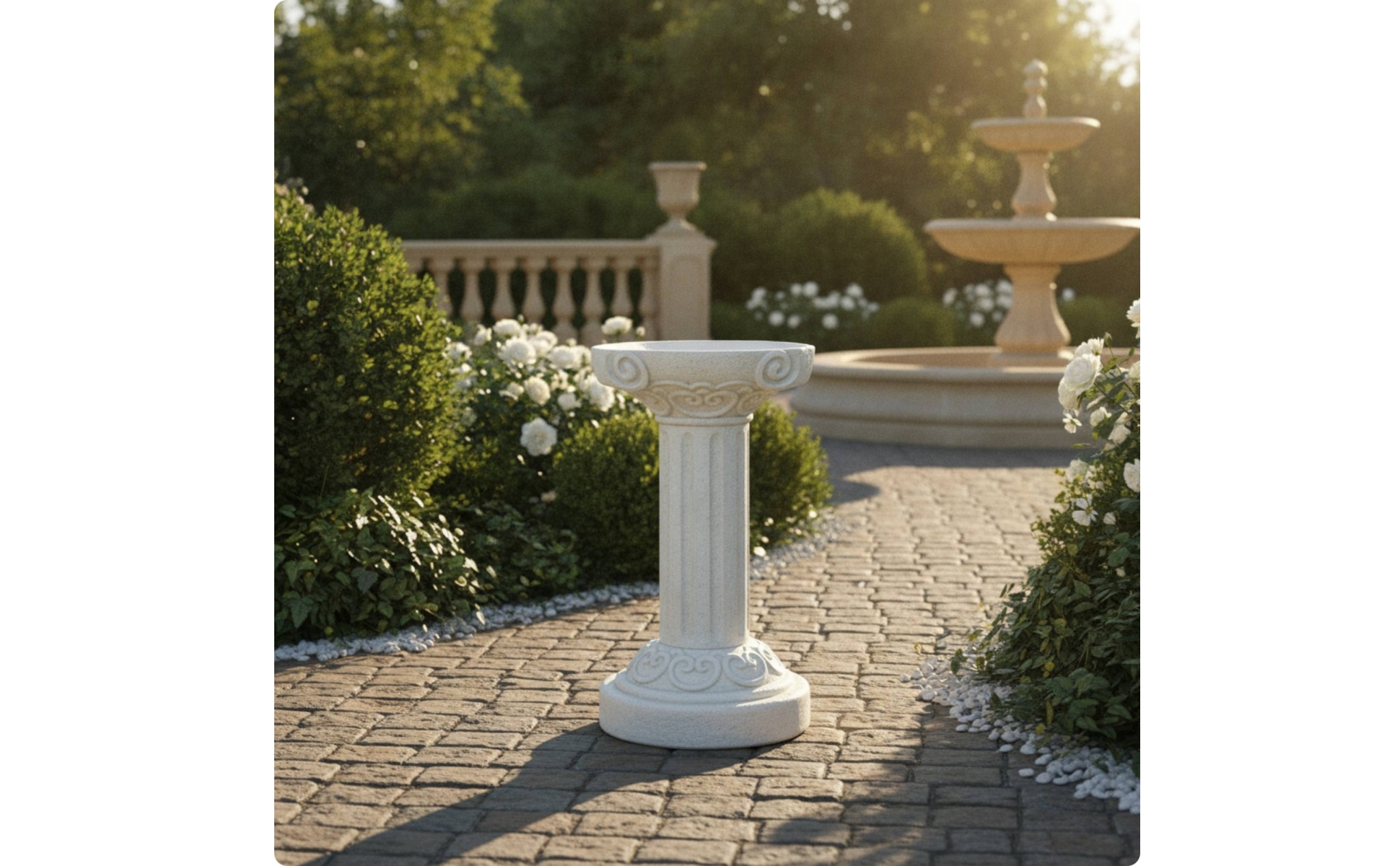 Roman Column Pedestal 古典 Garden Column Classical for Entryway, Wedding
