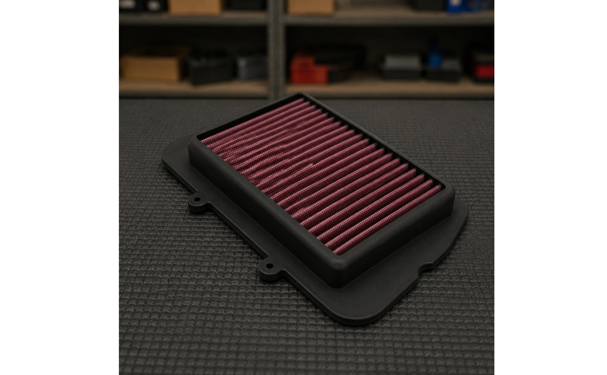 Victory Tiger Air Filter Violet Media Pleated Air Filter Black Frame