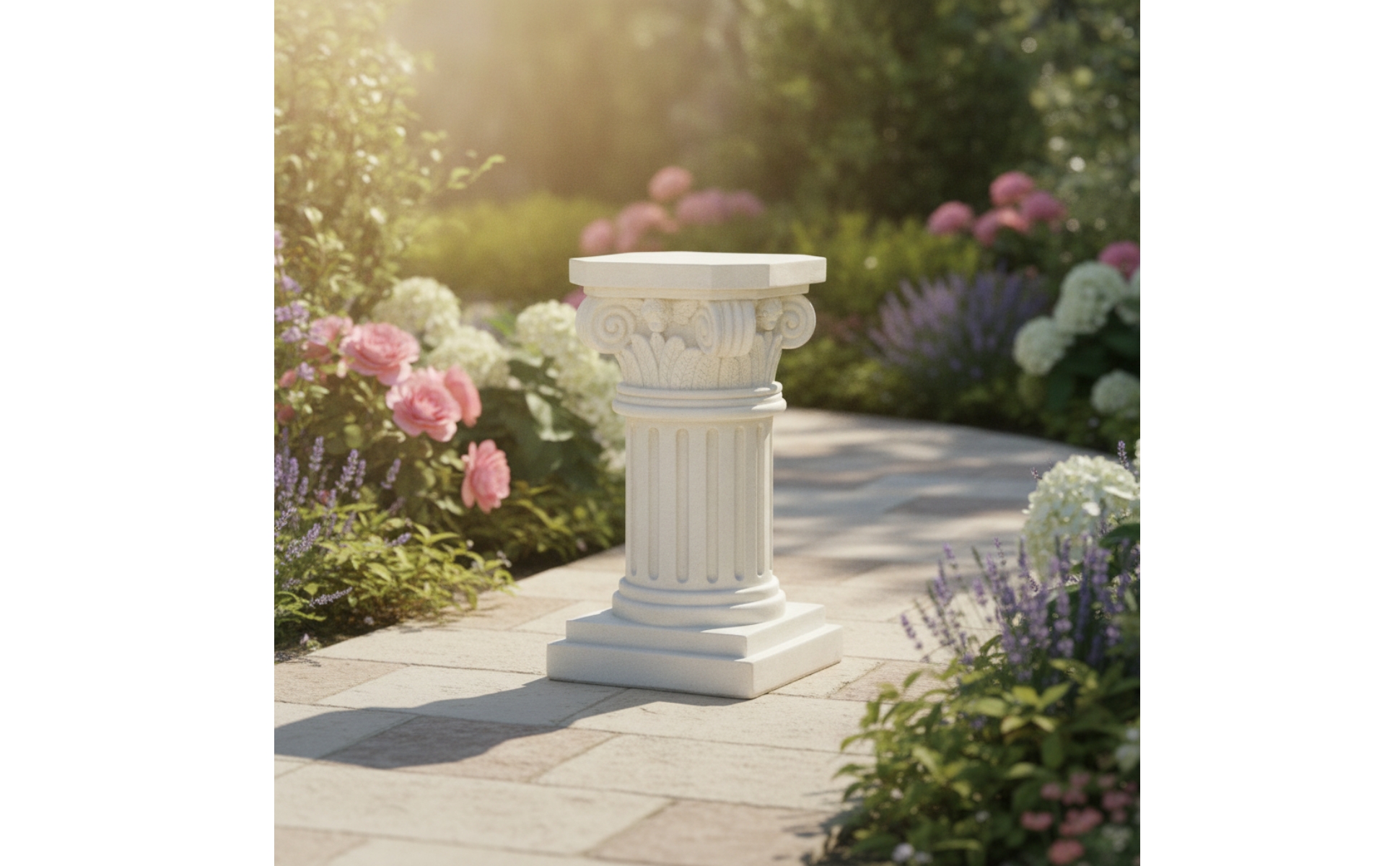 Roman Column Pedestal 古典 Garden Column Classical for Entryway, Wedding