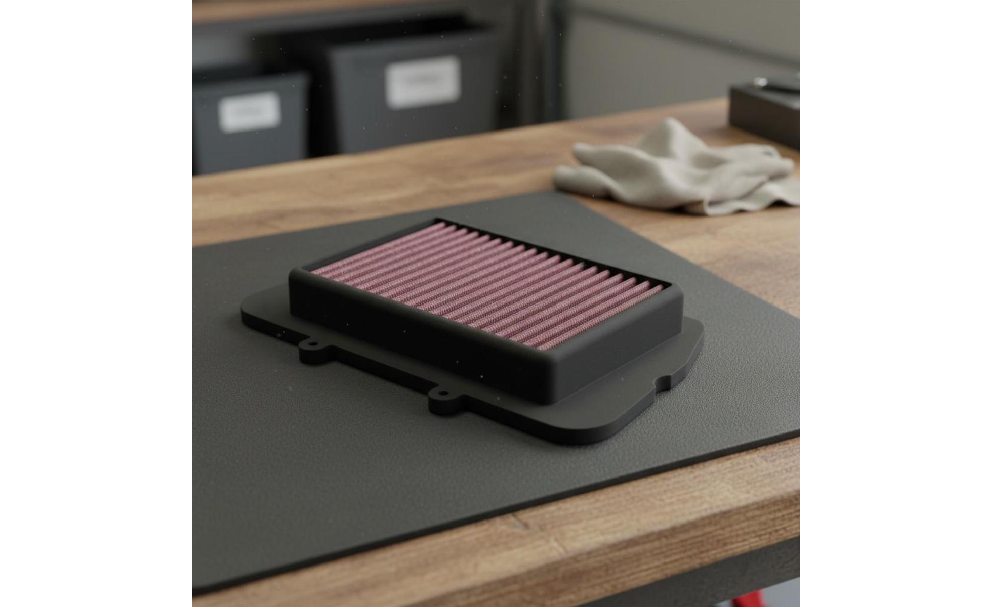 Victory Tiger Air Filter Violet Media Pleated Air Filter Black Frame
