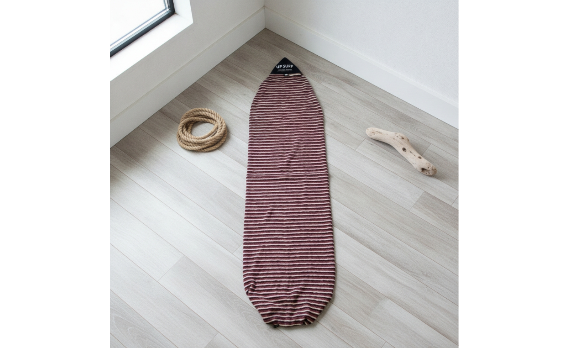Surfboard-Socke mit Kordelzug Gestreift Stretch-Boardbag Elastisch für Surfer