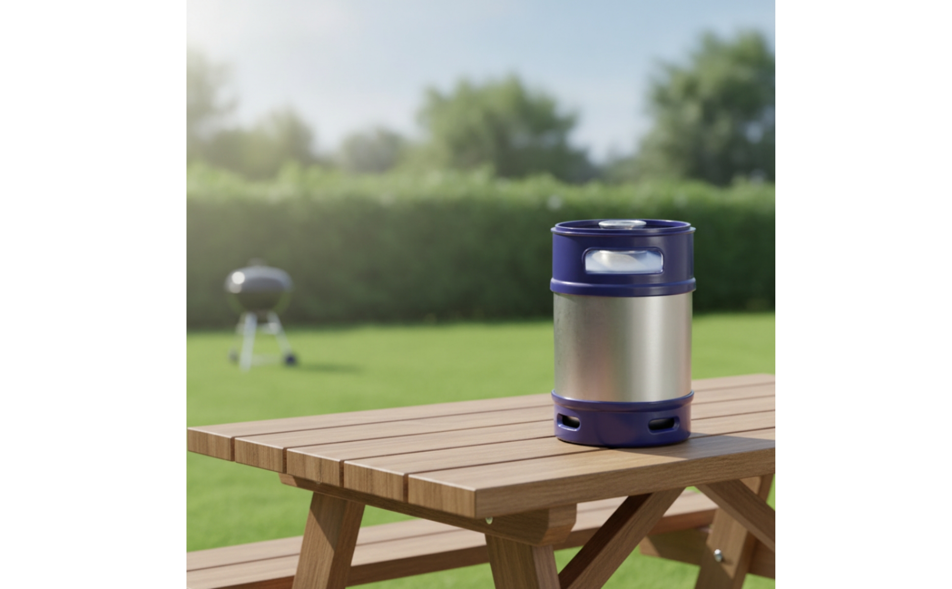 Mini-Keg Edelstahl Edelstahlfass mit Tragegriffen Stapelbar für Hobbybrauer