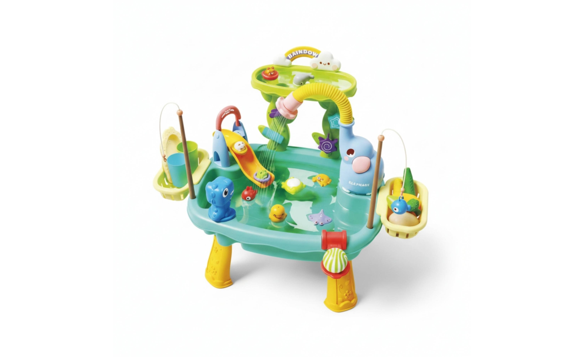 Elephant Water Table Circulating Faucet Animal Water Park Rainbow Arch