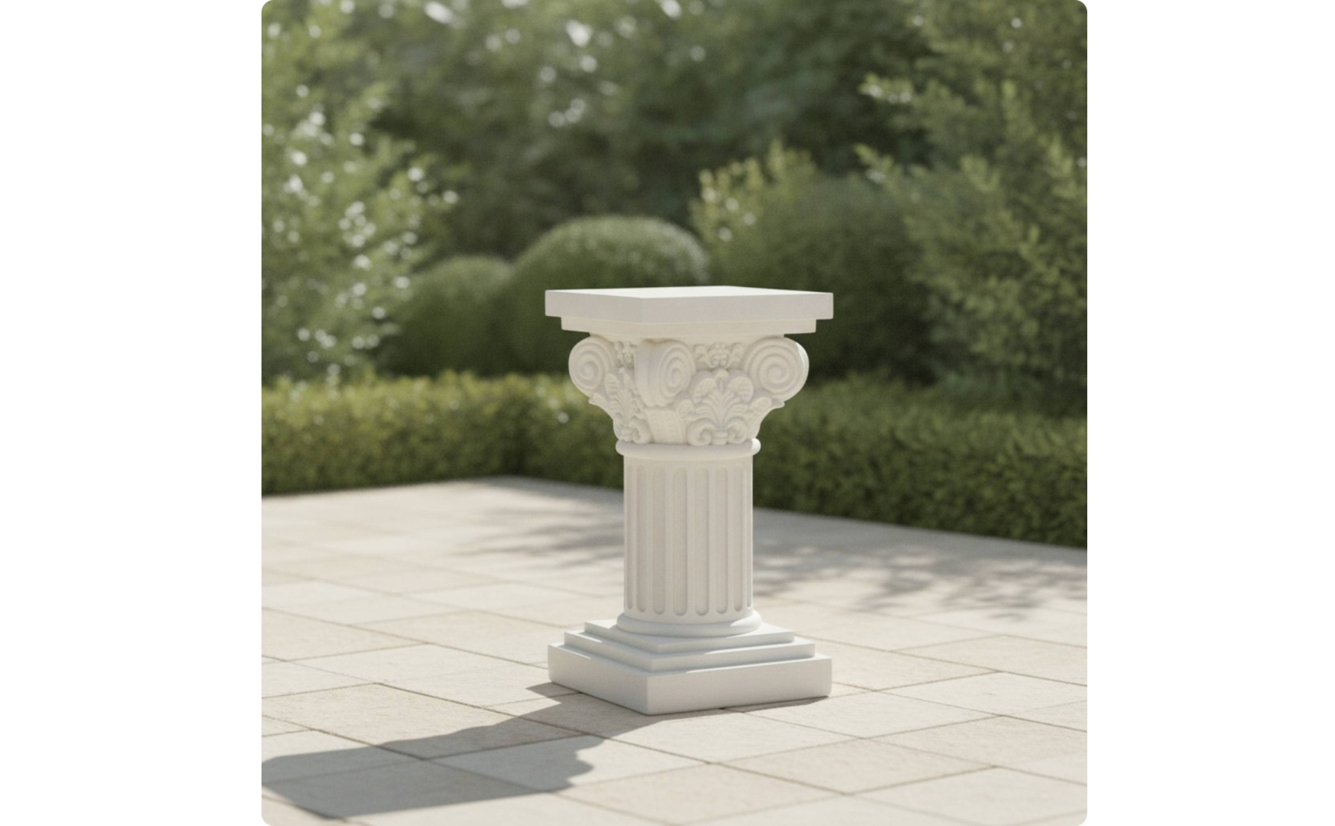Roman Column Pedestal 古典 Garden Column Classical for Entryway, Wedding