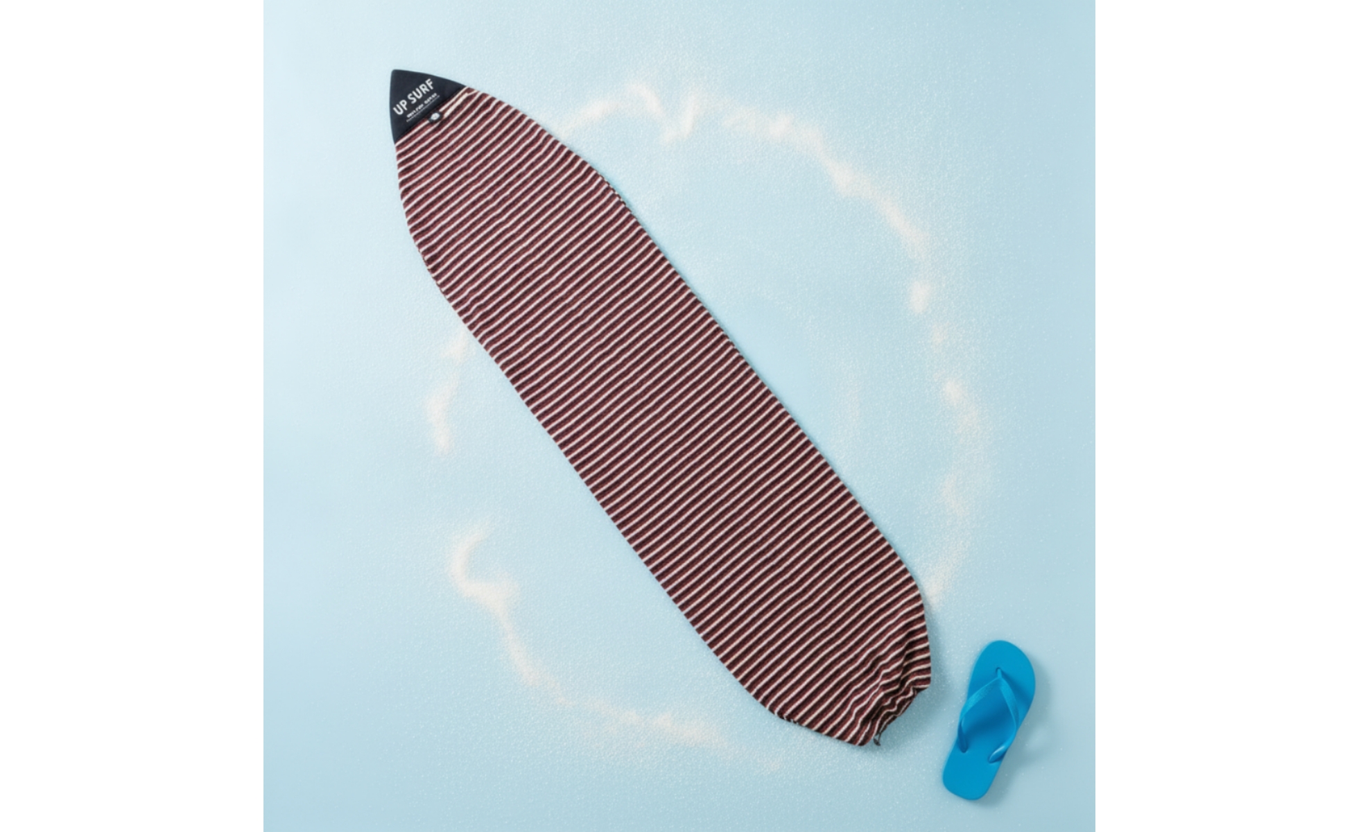 Surfboard-Socke mit Kordelzug Gestreift Stretch-Boardbag Elastisch für Surfer